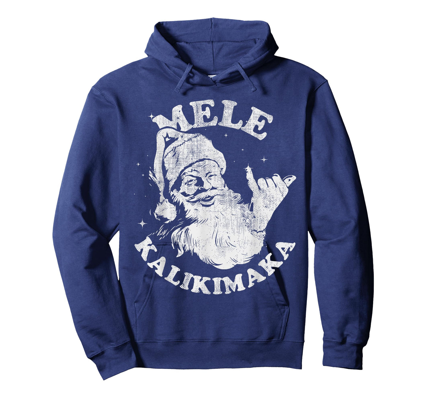 Mele Kalikimaka Retro Hawaii Santa Aloha Christmas T-Shirt