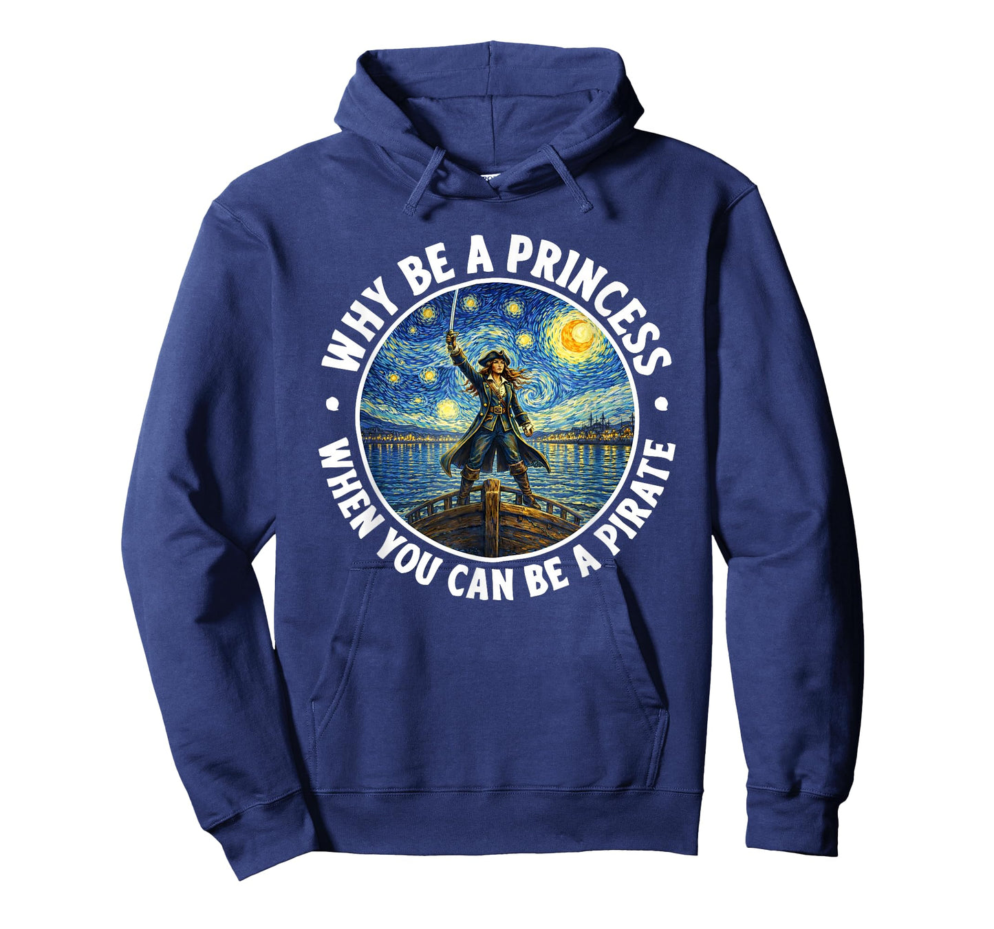 Why Be a Princess When You Can Be a Pirate Swirly Night T-Shirt