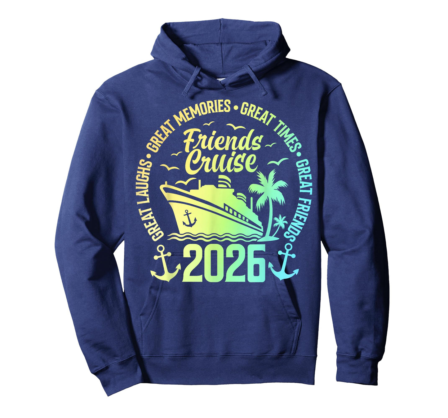 Friends Cruise 2026 Vacation Trip Cruising Friends Matching T-Shirt
