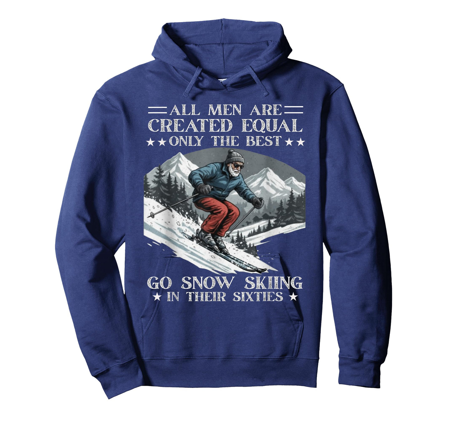 60th Birthday Skiier Lover Gift Sixty Years Old Funny Skiing T-Shirt