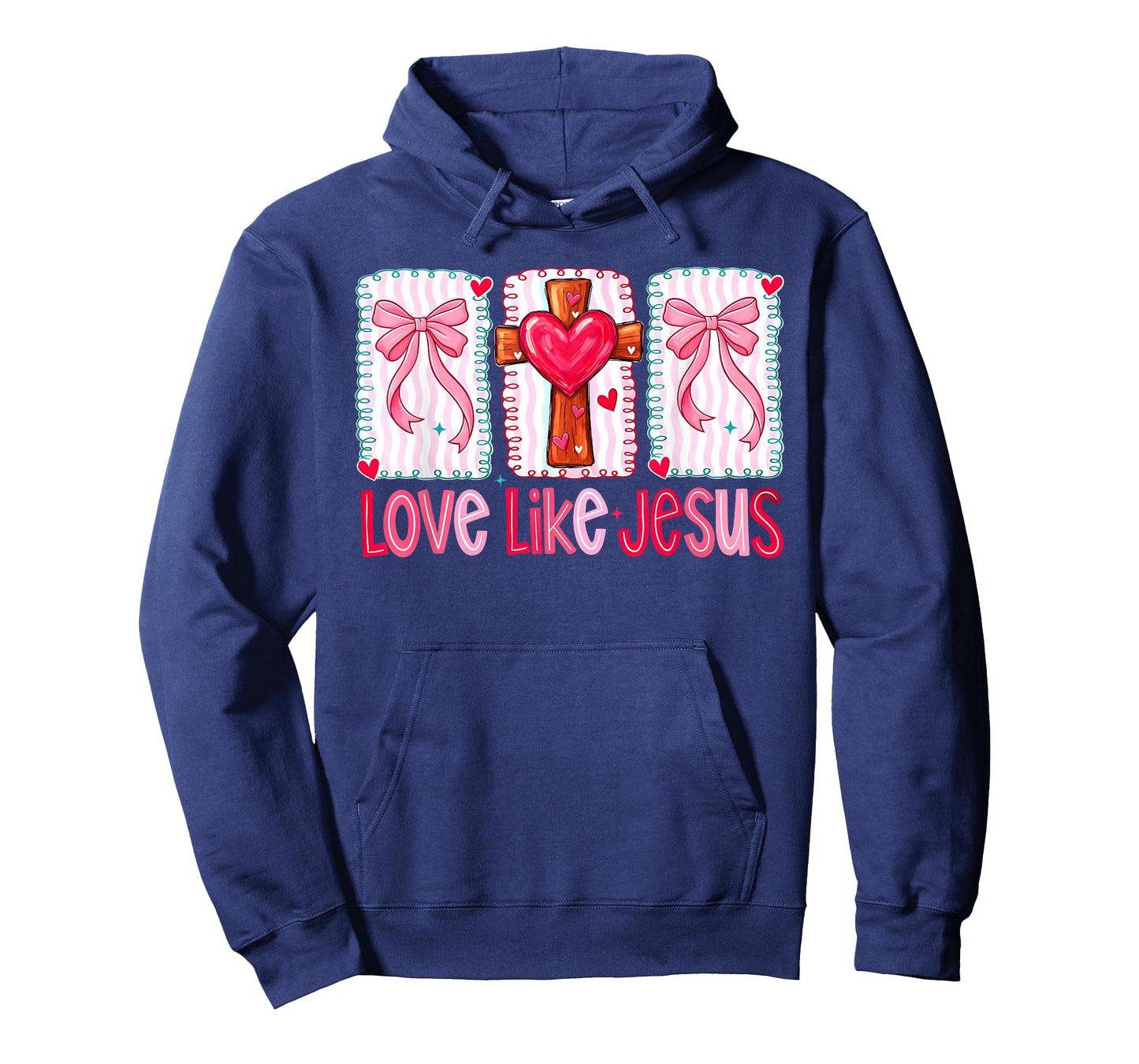 Christian Love Like Jesus Preppy Valentine Girl Women Kid T-Shirt