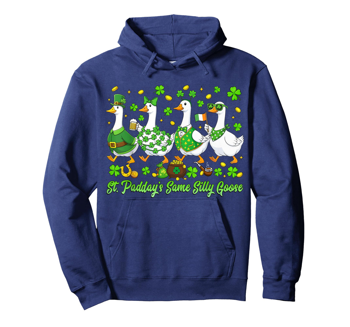 St. Paddy's Same Silly Goose St Patricks Day Women Men Kids T-Shirt