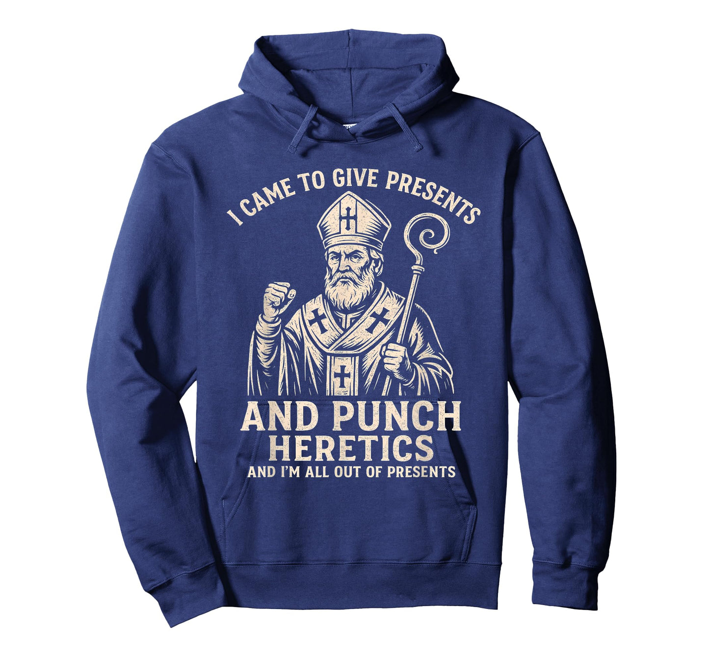 I Came to Give Presents and Punch Heretics St Nicholas Icon T-Shirt