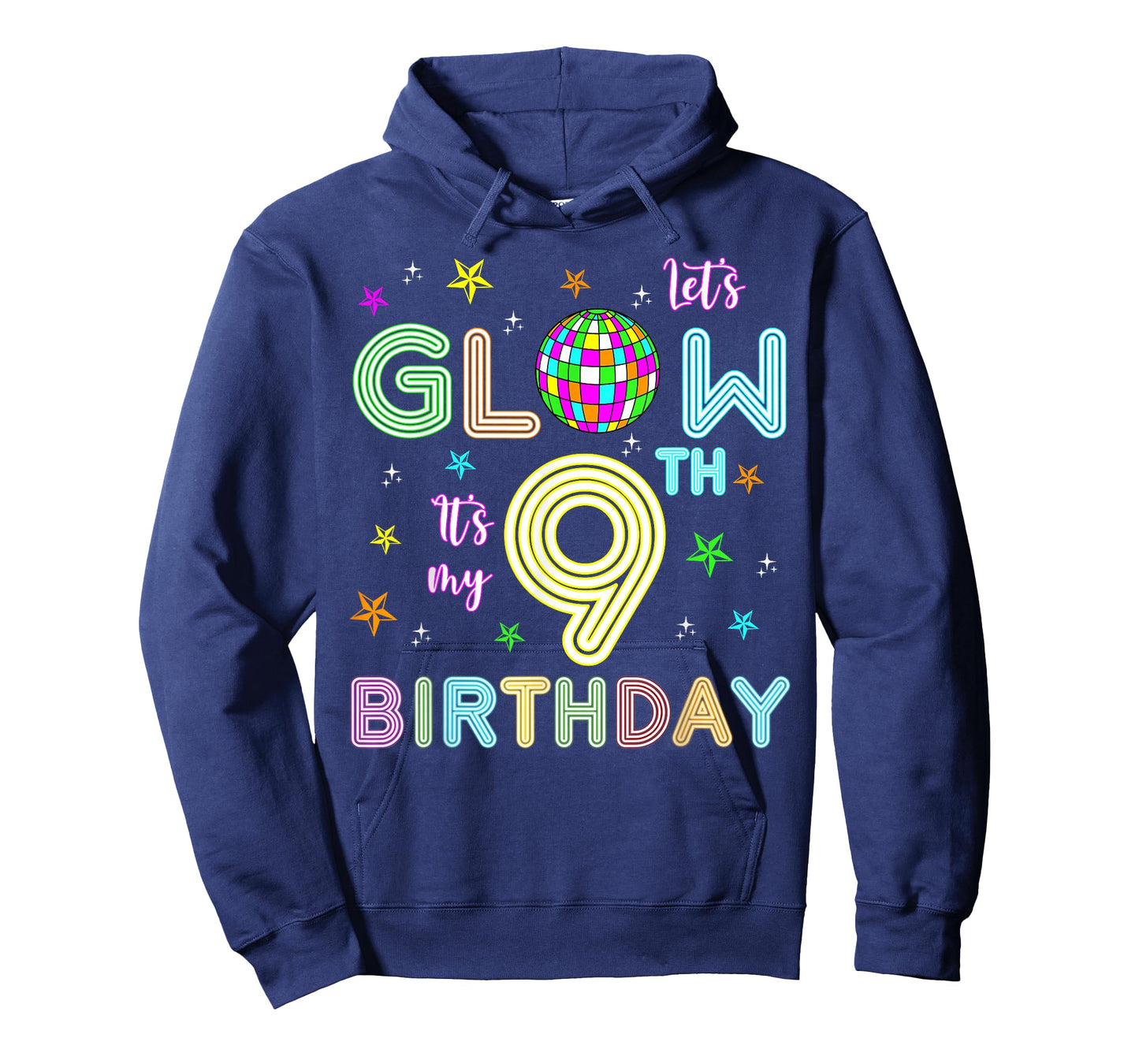 It's My 9th Birthday Glowing 80s 9 Year Old T-Shirt