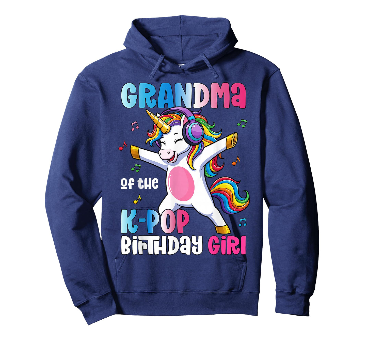 Grandma of The K-Pop Birthday Princess Birthday Girl T-Shirt