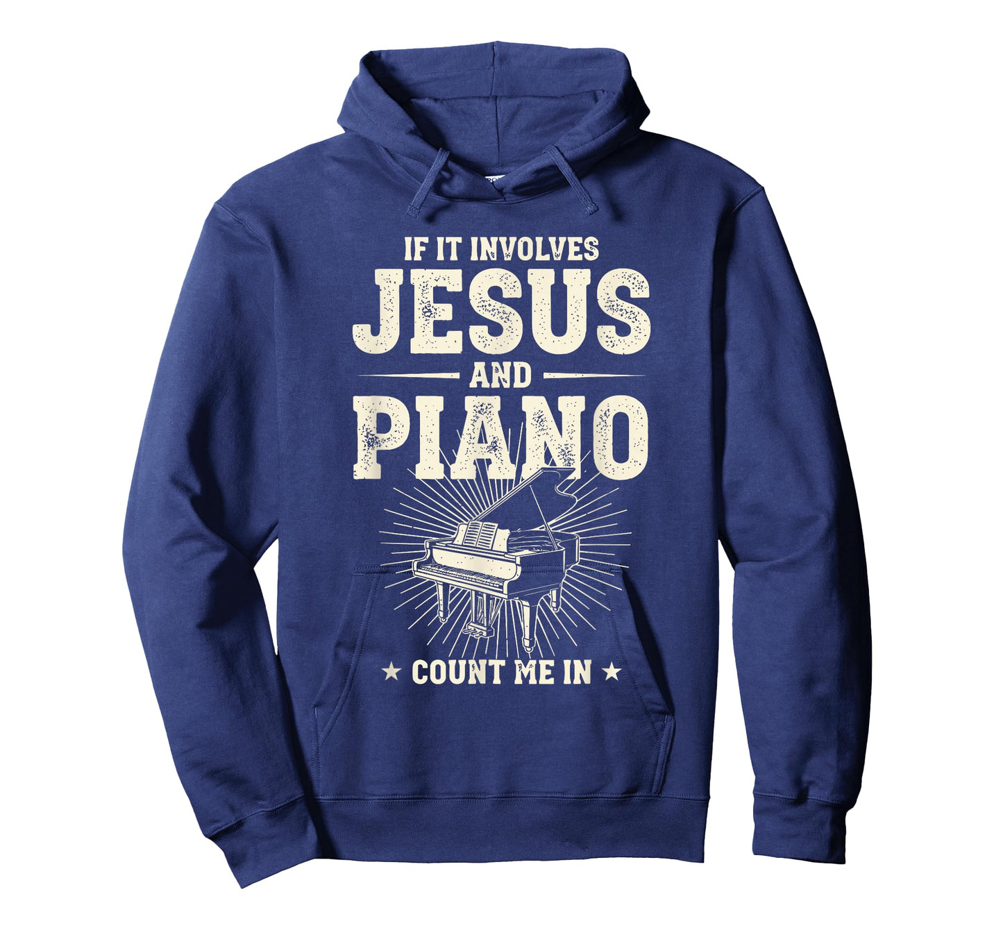 If It Involves Jesus and Piano Count Me in T-Shirt
