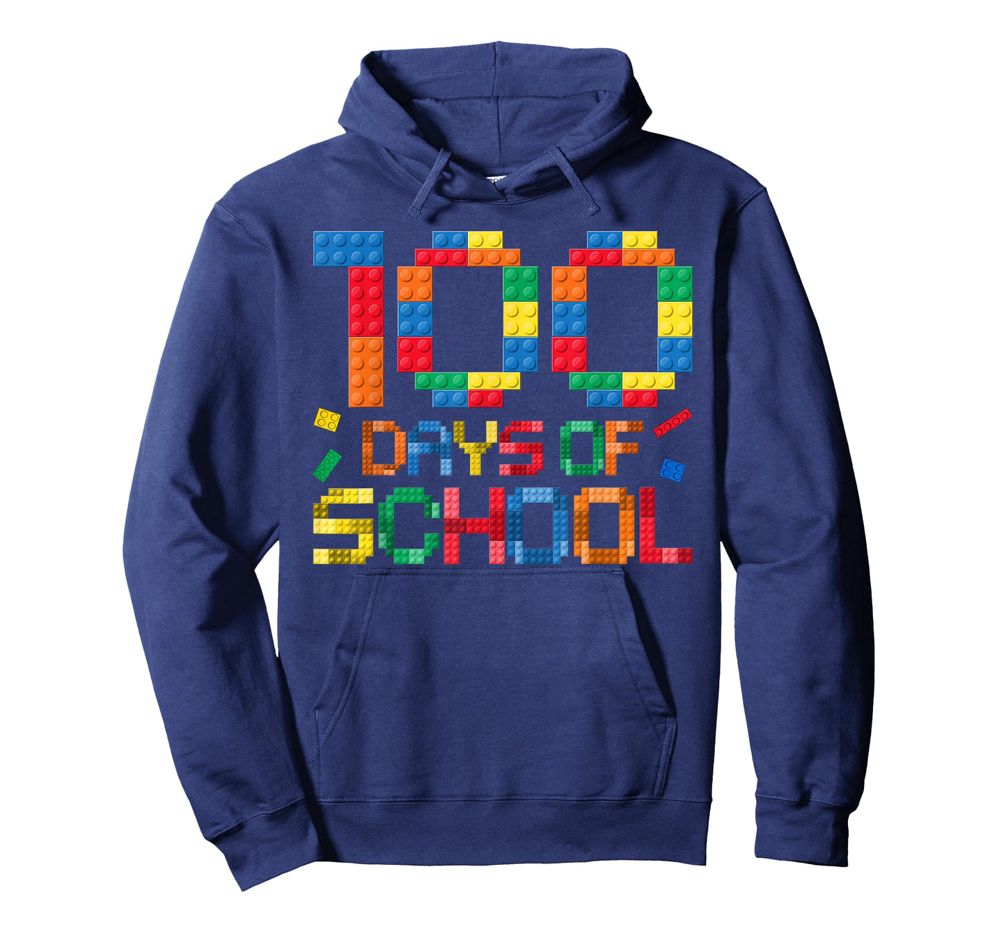 Master Builder 100 Days of School Shirt Kids Building Blocks T-Shirt