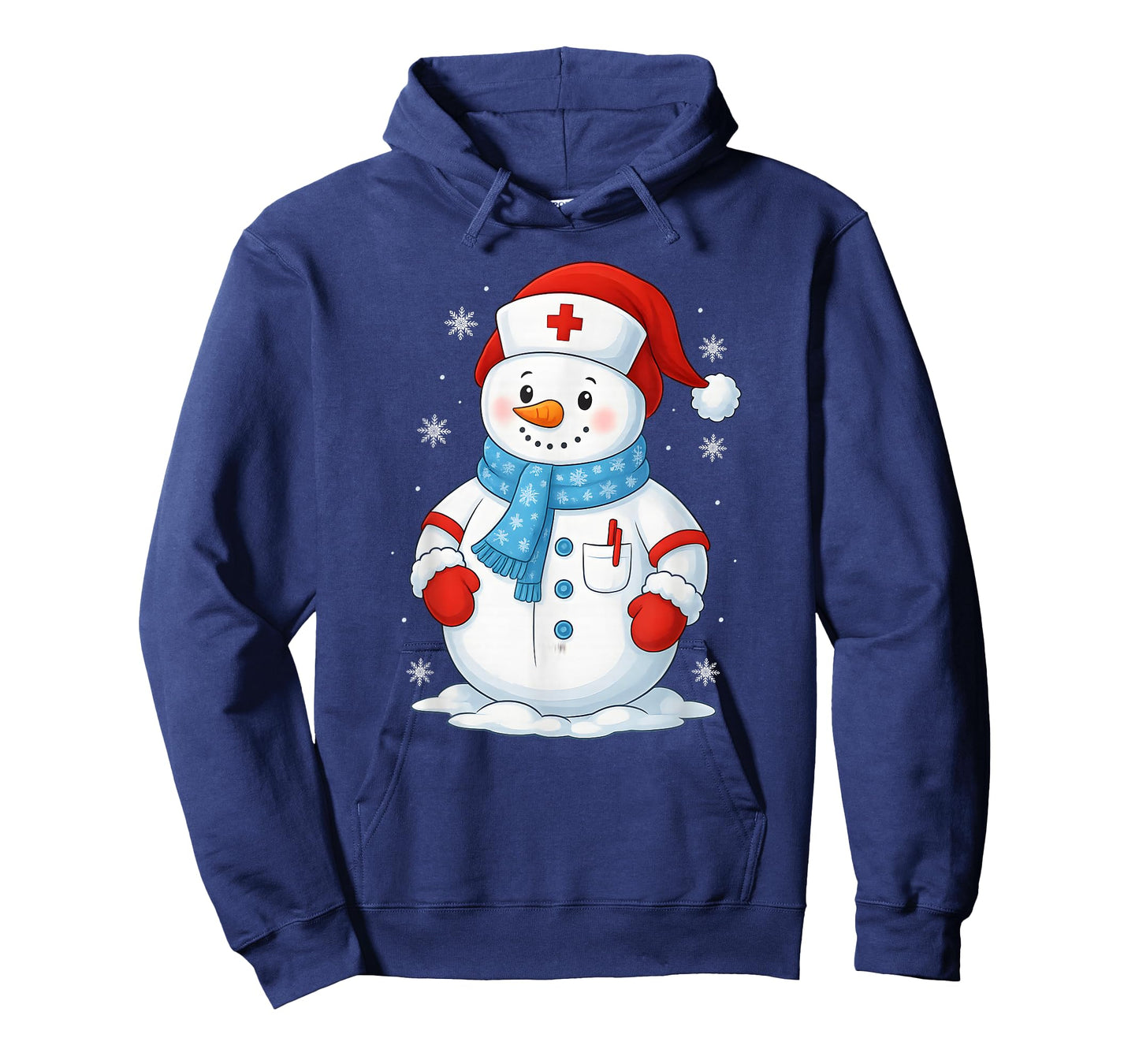 Snowman Nurse Christmas Nursing Holiday Winter RN LPN CNA T-Shirt