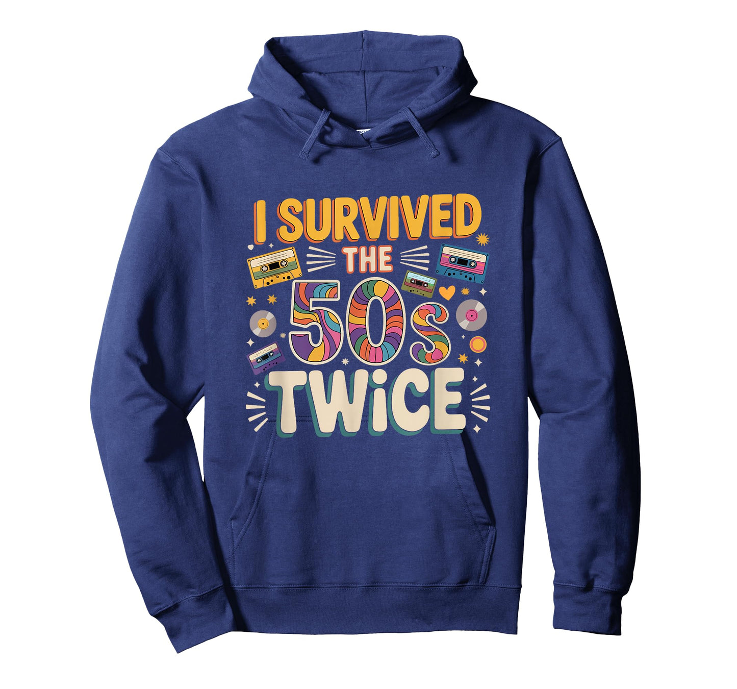 I Survived The 50s Twice Funny Joke 60th Birthday Classic T-Shirt