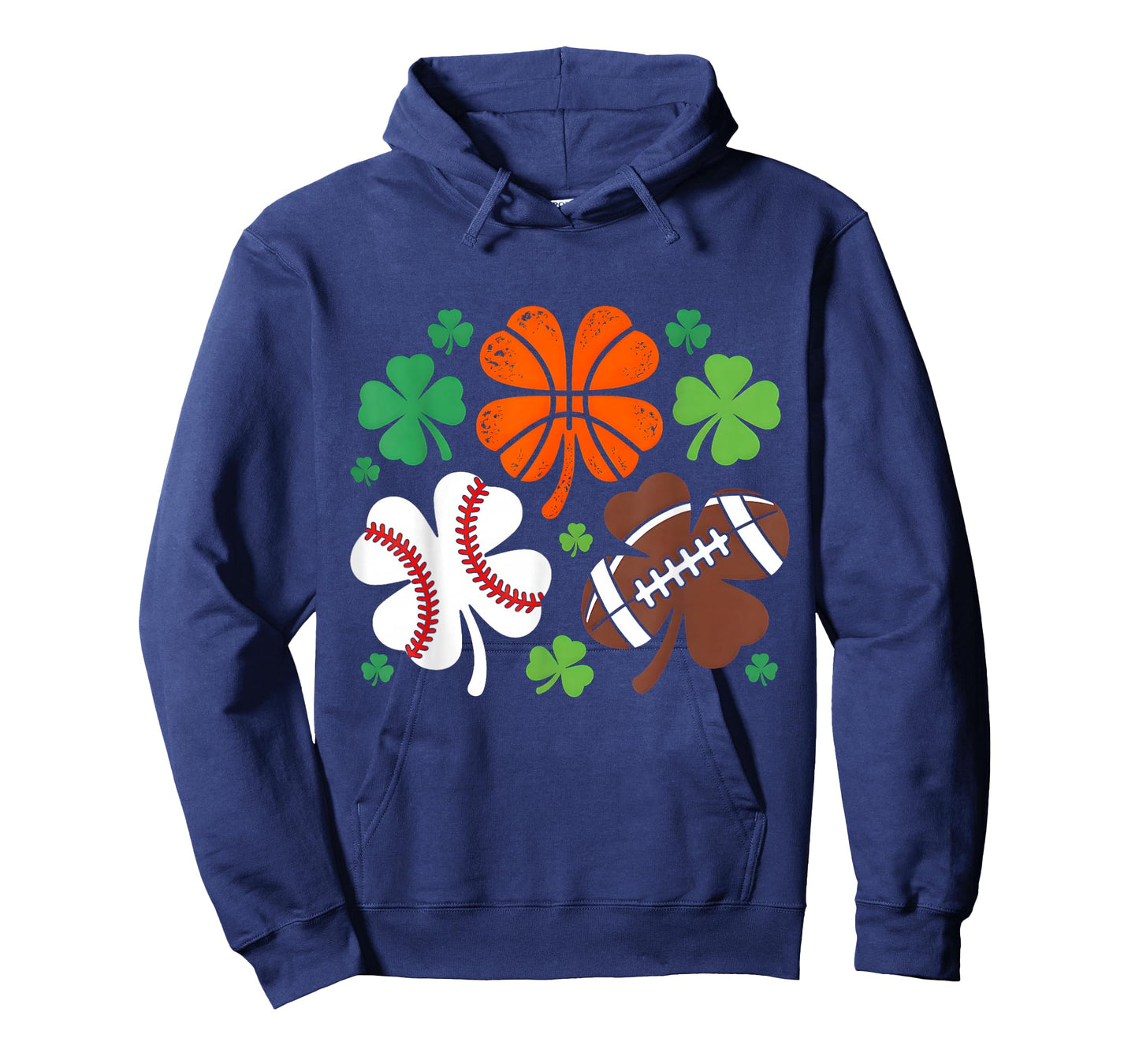 St Patricks Day Shamrock Basketball Baseball Irish Boys Men T-Shirt