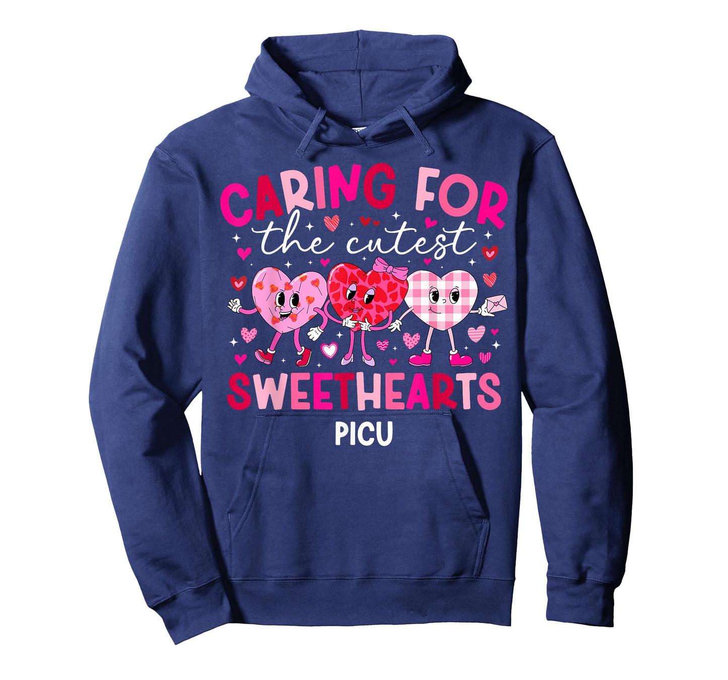 Valentine PICU Nurse Valentines Day Pediatric ICU Nurse T-Shirt