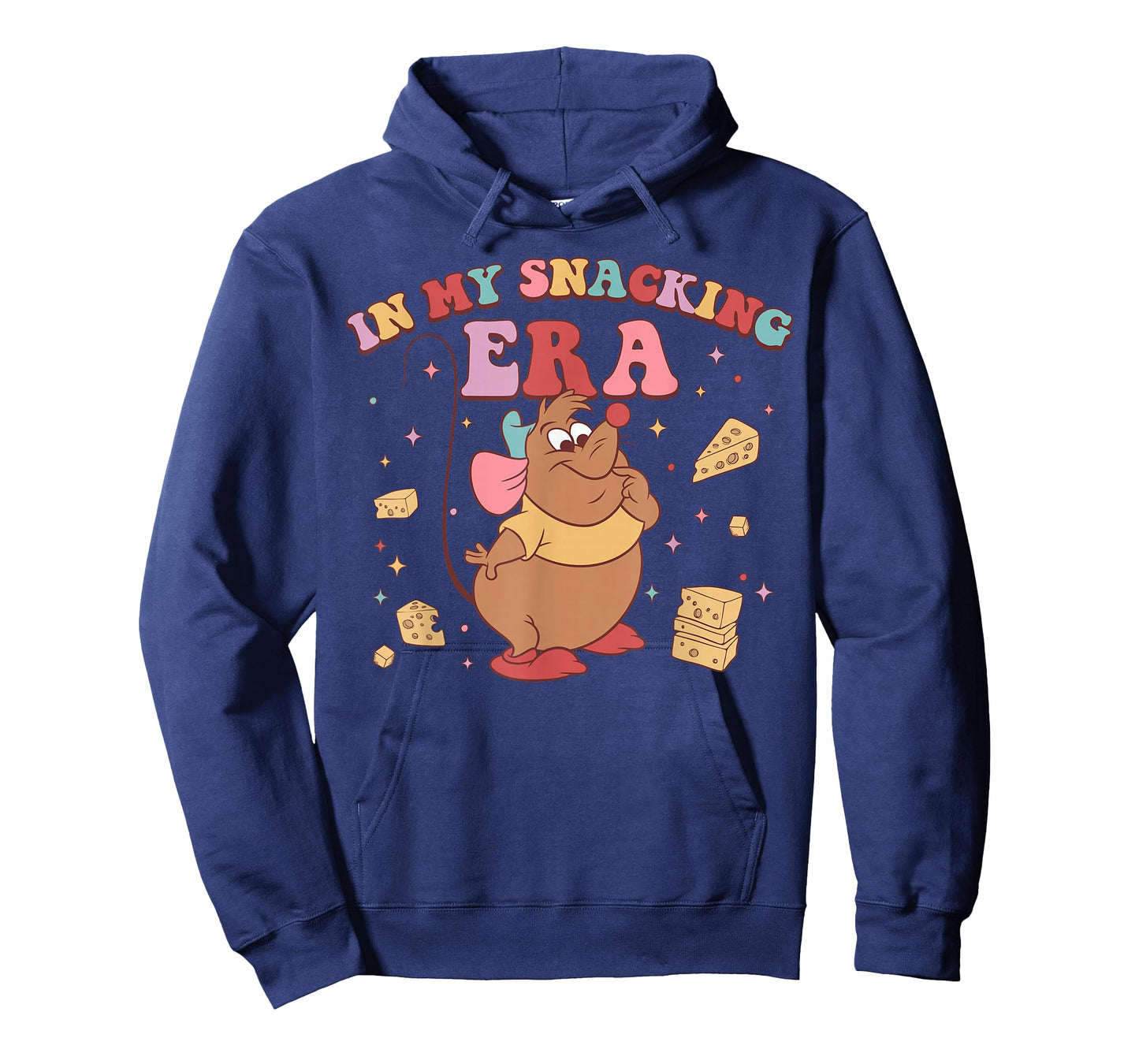 Disney Cinderella Gus Gus in My Snacking Era Colorful Poster T-Shirt