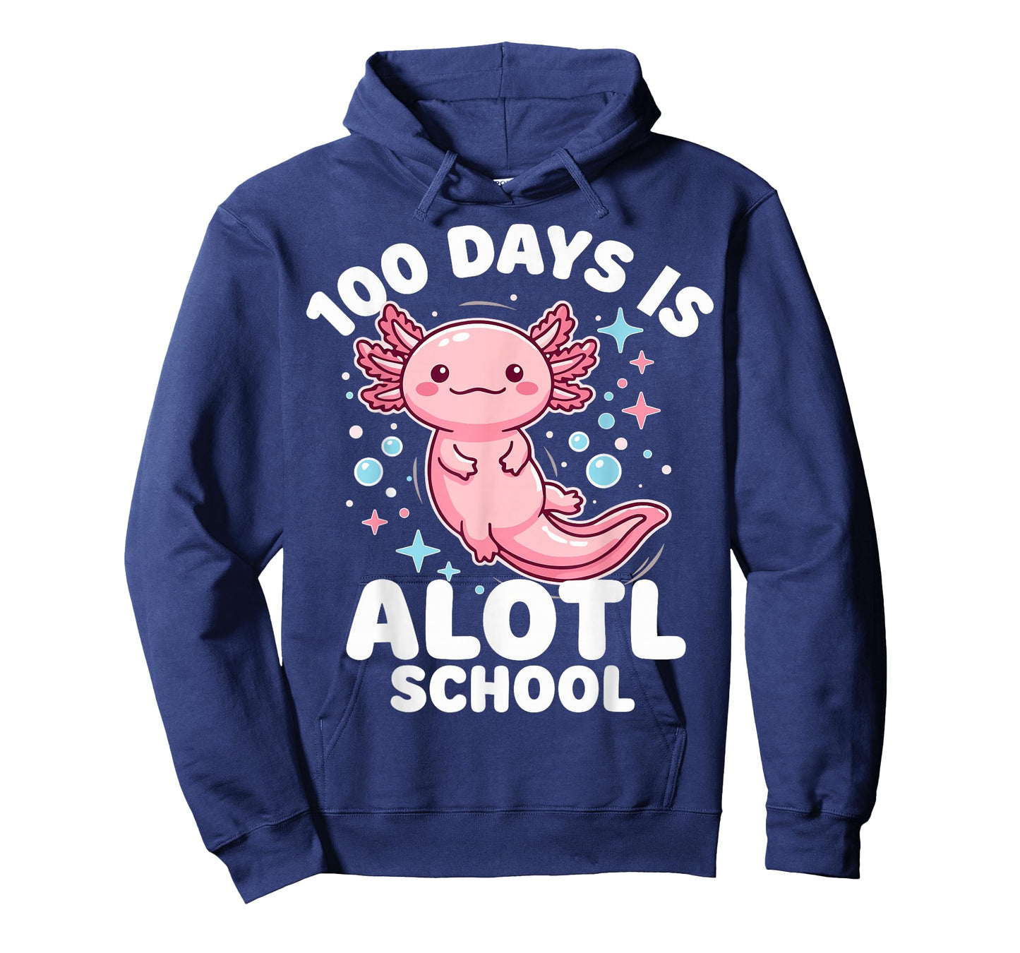 100 Days of School Axolotl T-Shirt