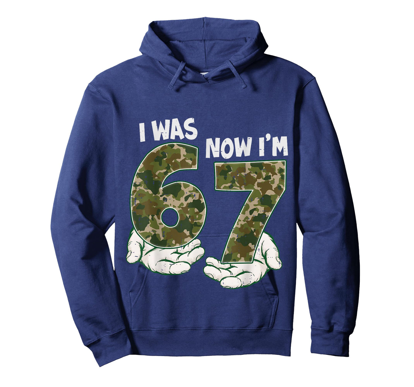 I was 6 Now I'm 7 Camo Birthday Six Seven Meme Boy Girl T-Shirt