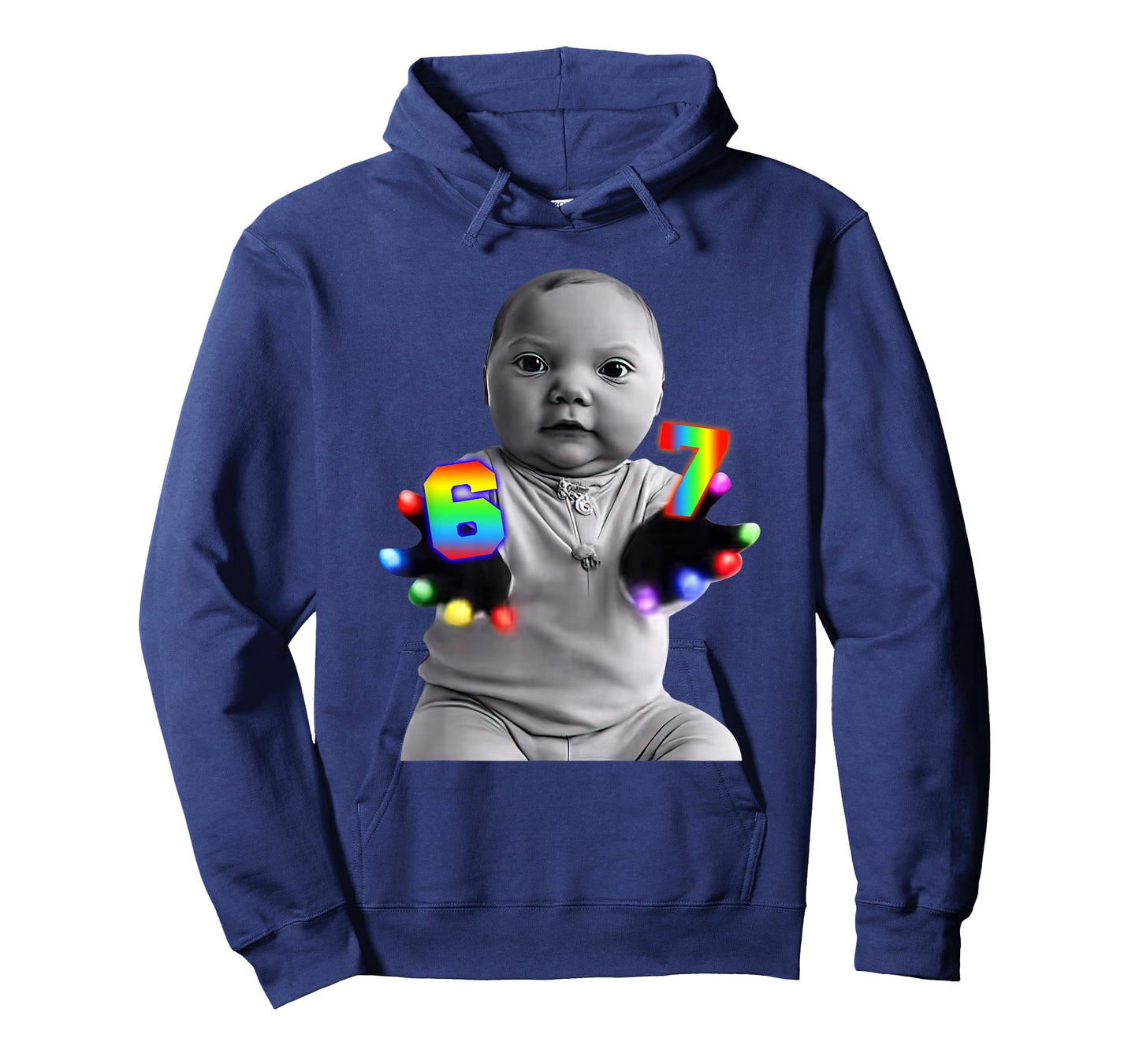 Ai Baby Gloves Led 67 Six Seven Brainrot Meme Gen Z T-Shirt