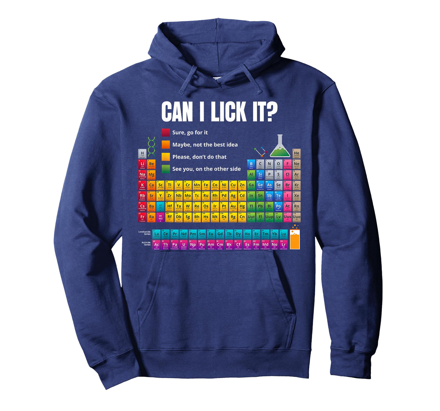 Can I Lick It? Periodic Table Happy 100 Days of School Funny T-Shirt