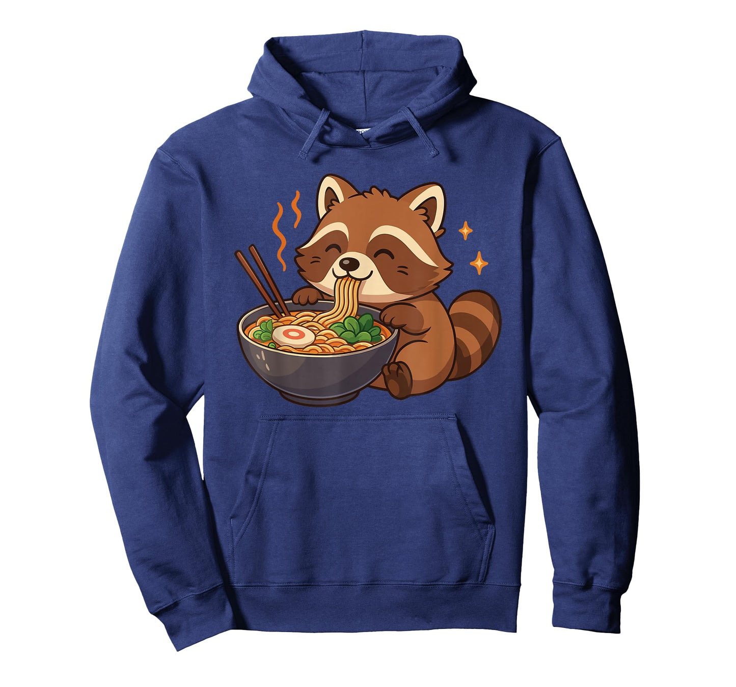 Raccoon with Noodles Ramen Kawaii Raccoon T-Shirt