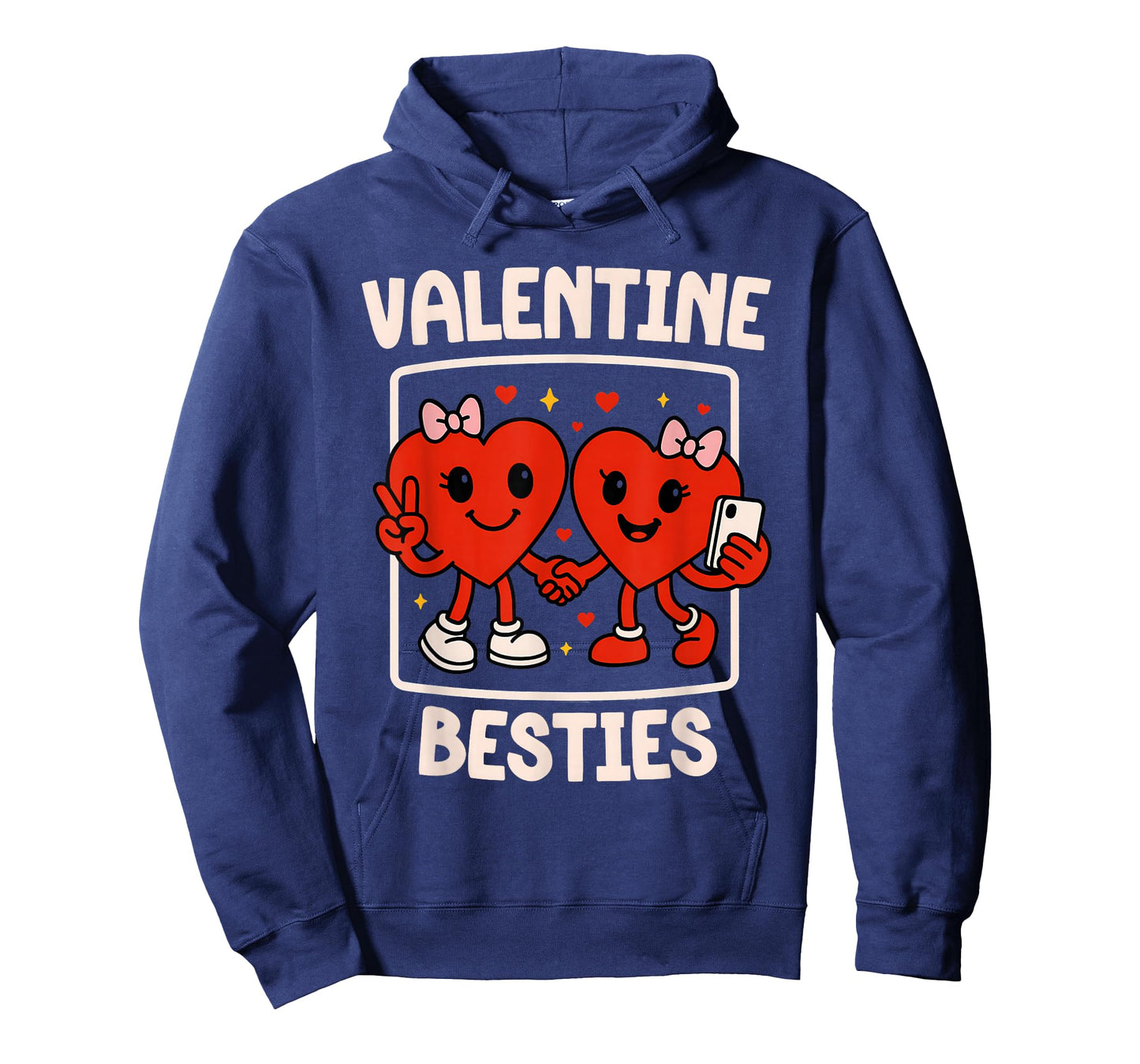 Valentine Twinning with My Bestie Friends Matching Girls T-Shirt