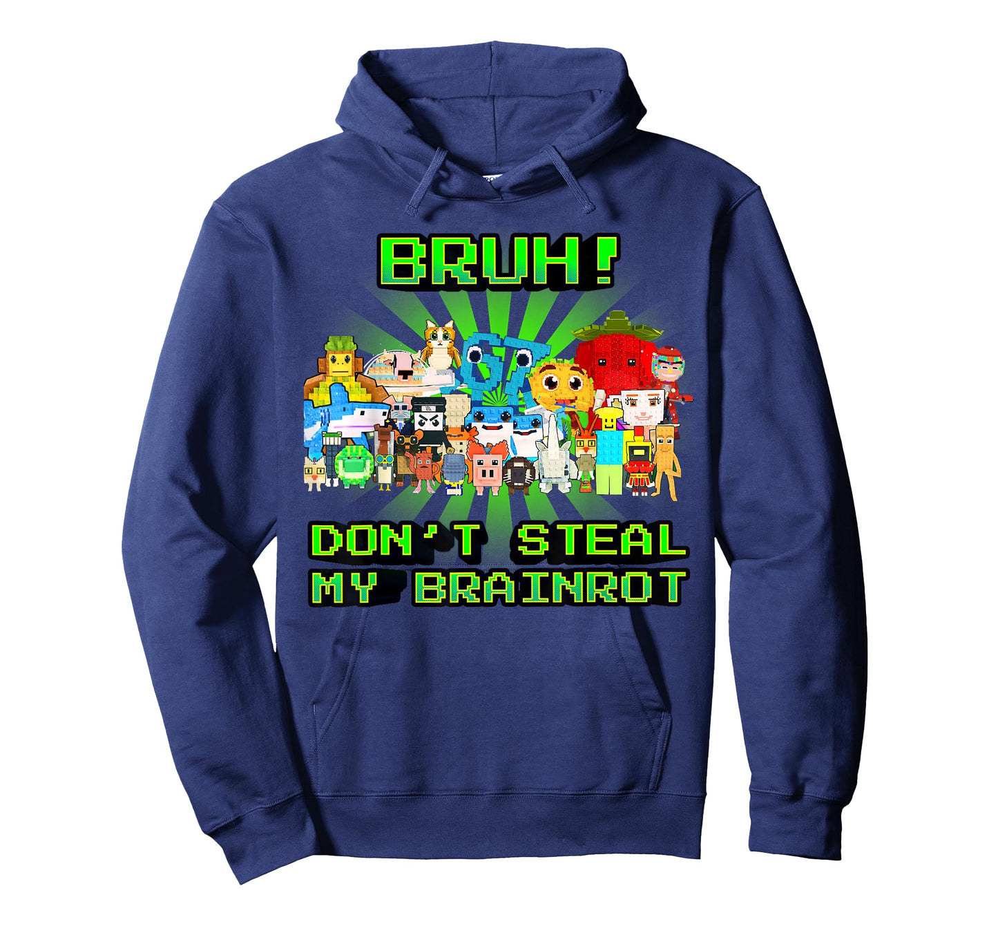 Don't Steal My Brainrots Bruh Funny Meme for Boys Kids Teens T-Shirt