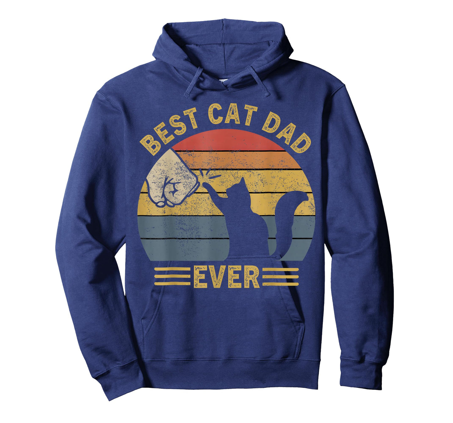 Cat-Shirt Men Best Cat Dad Ever Funny Cat Lover Gift T-Shirt
