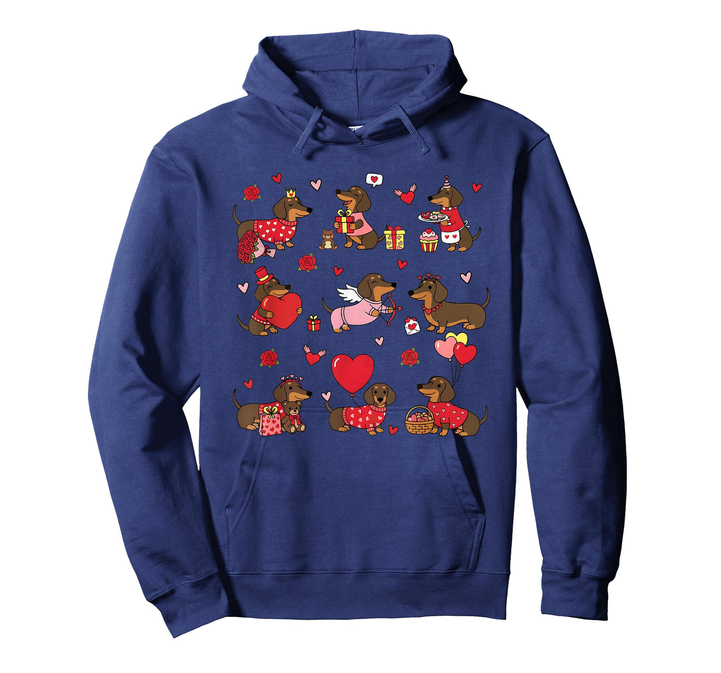Dachshund Valentines Cute Dog Wiener Dog Love T-Shirt