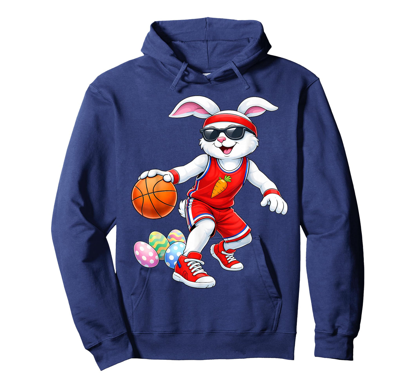 Kids Boys Easter Bunny Play Basketball Easter Kids Boys Men T-Shirt