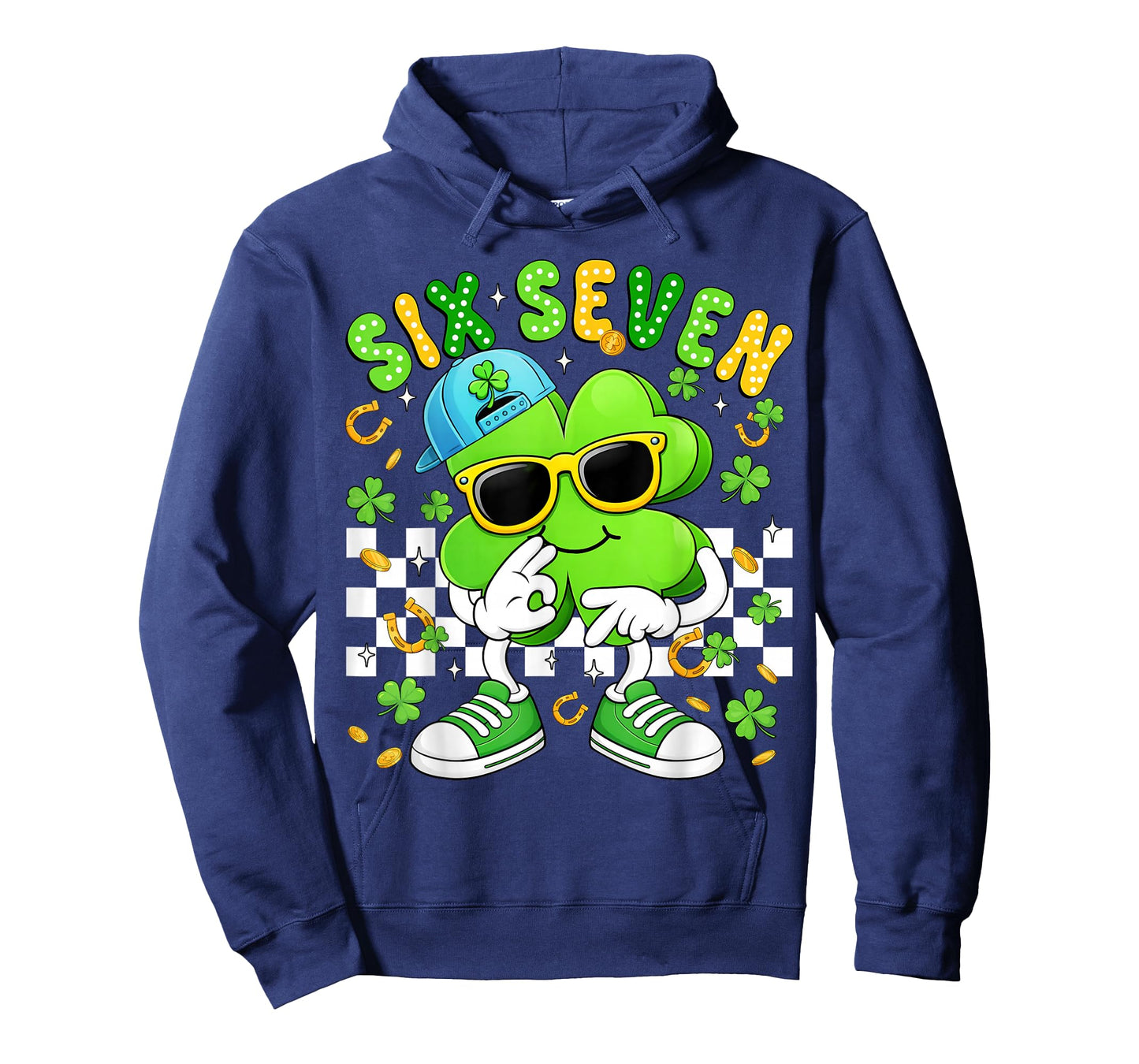 Funny 6 7 Meme 67 Six Seven Bruh St Patricks Day Boys Kids T-Shirt