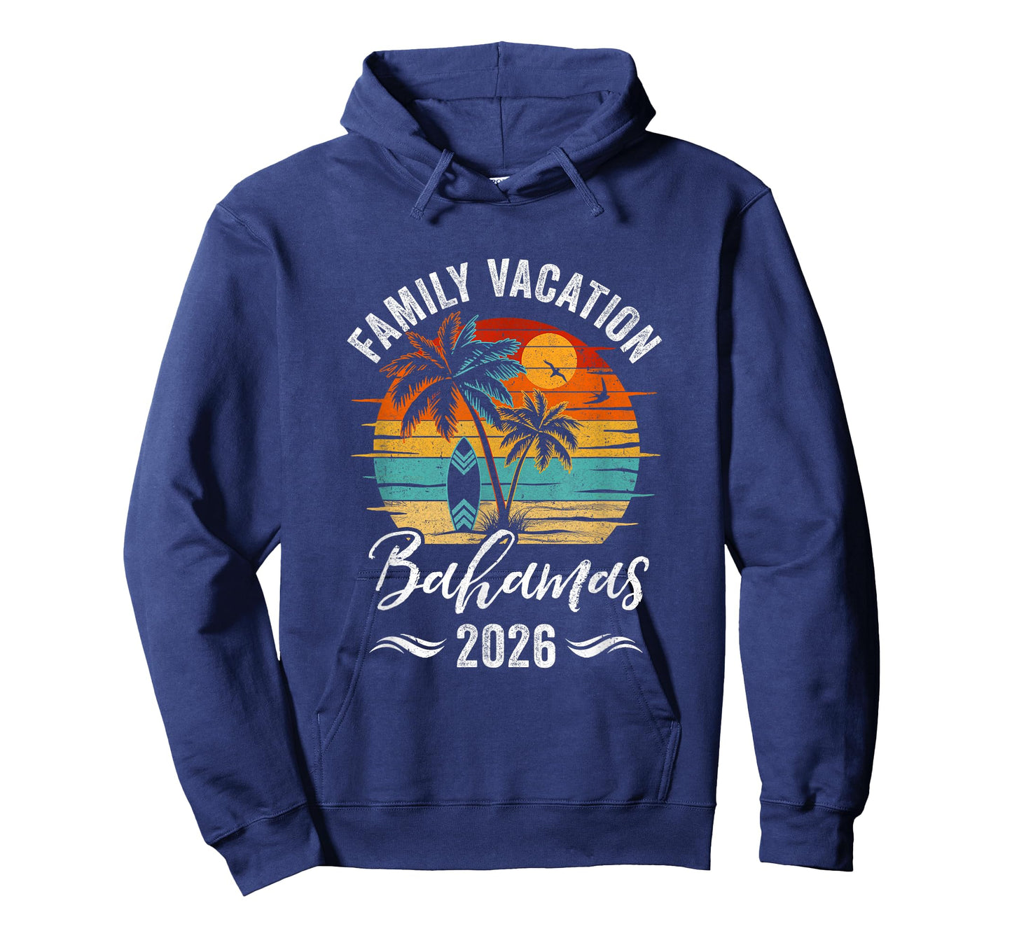 Family Vacation 2026 Vintage Bahamas Summer Matching Trip T-Shirt