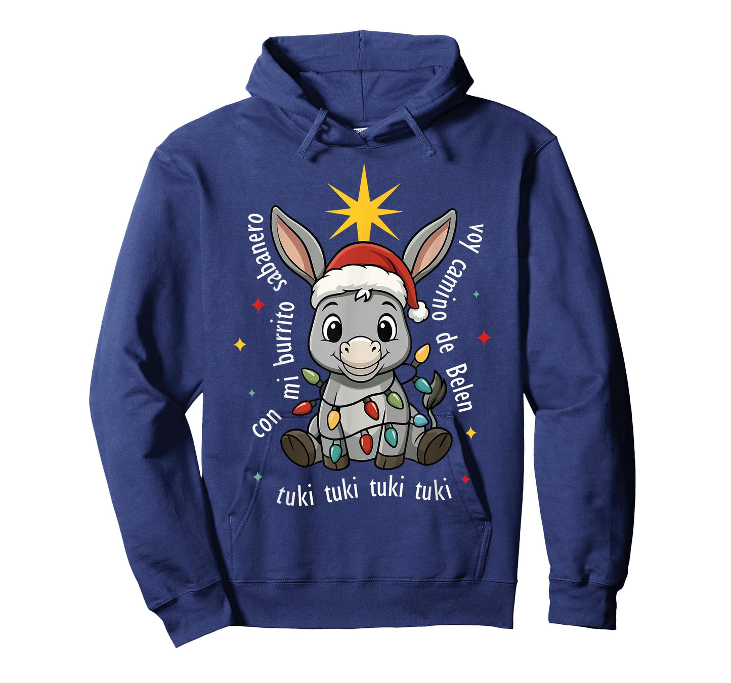 Con Mi Burrito Sabanero Mexican Tuki Tuki Donkey Latino Xmas T-Shirt