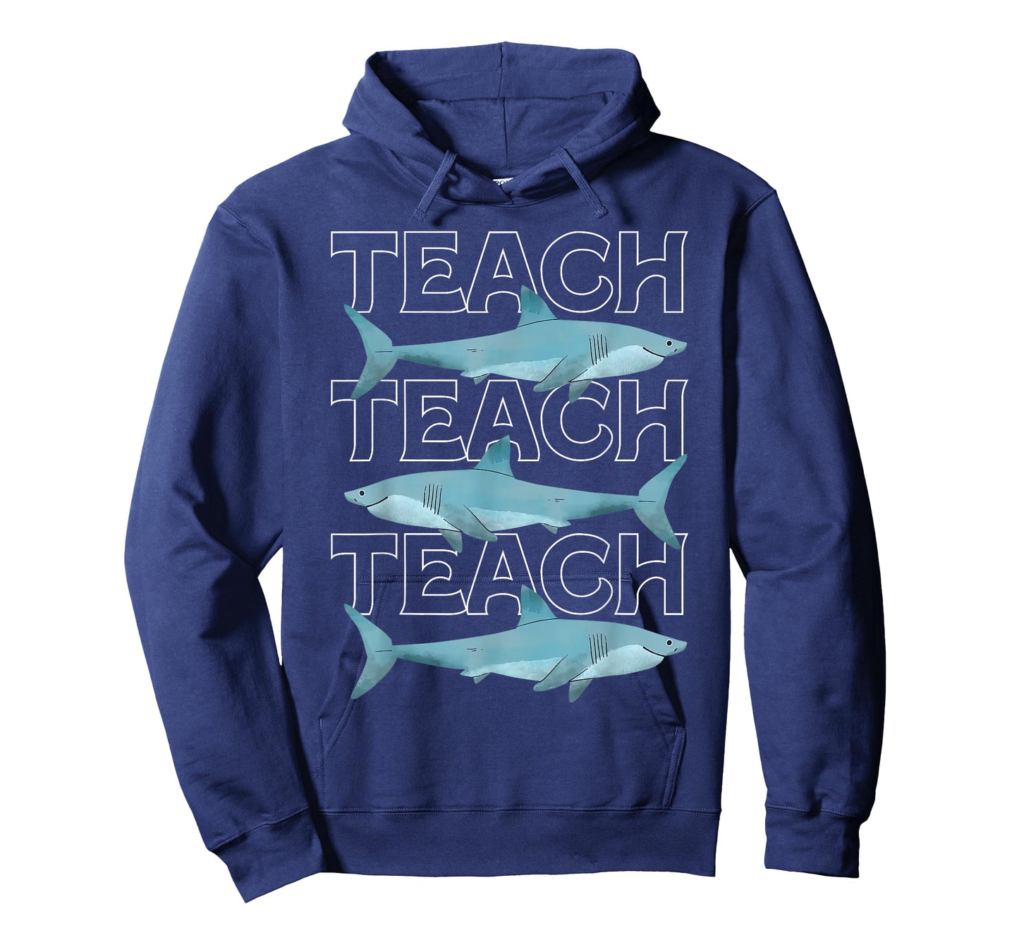 Cute Shark Ocean Animal Science Biology Teacher Summer Vibes T-Shirt