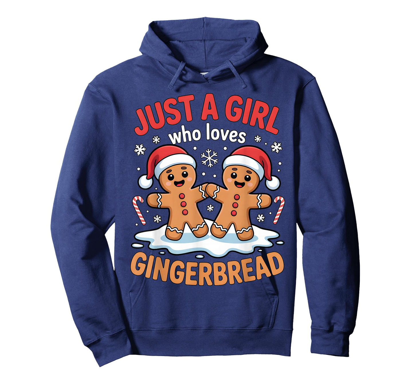 Just a Girl Who Loves Gingerbread Cute Christmas Outfit T-Shirt