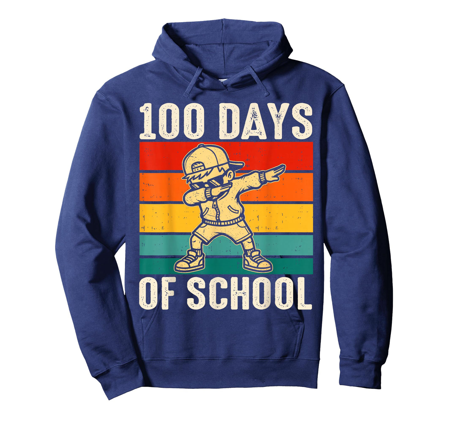 100 Days Bruh Dabbing Boys Funny 100th Day of School Kids T-Shirt