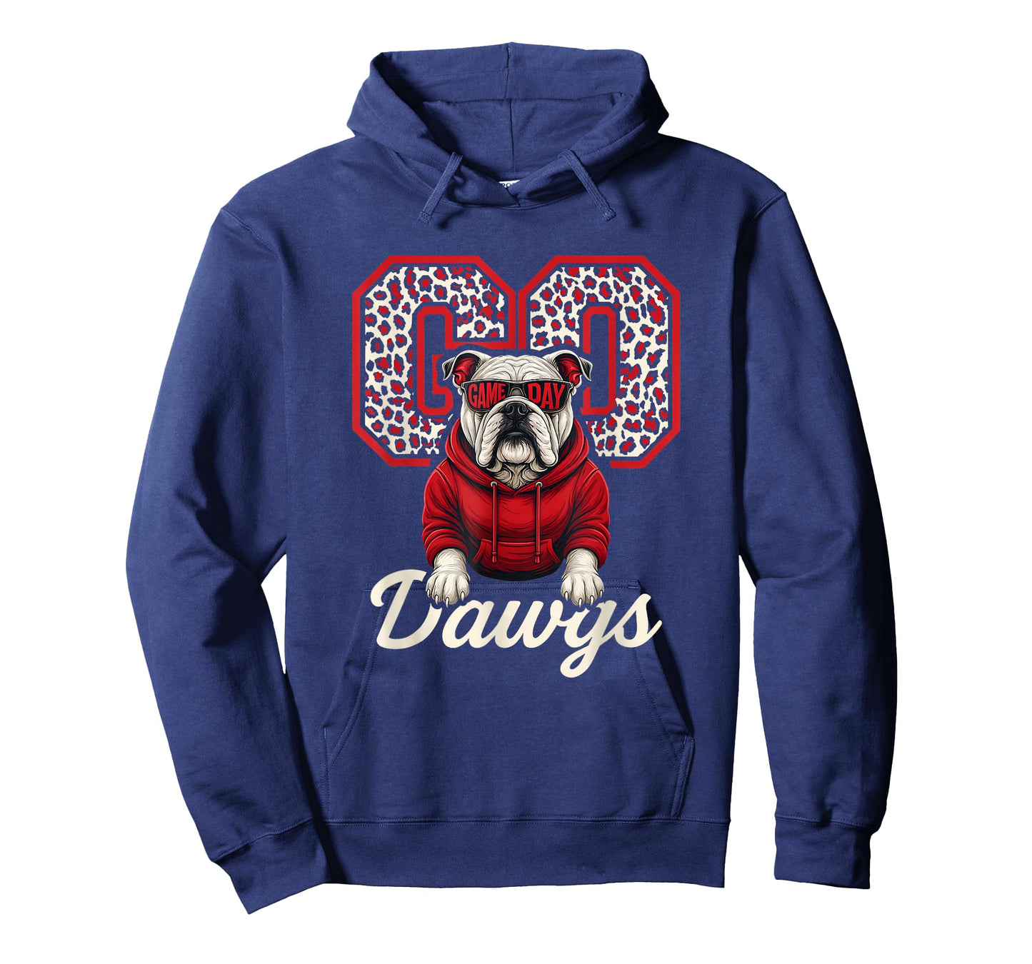 Retro Game Day Go Dawgs Pride Bulldog Name for Men Women Kid T-Shirt