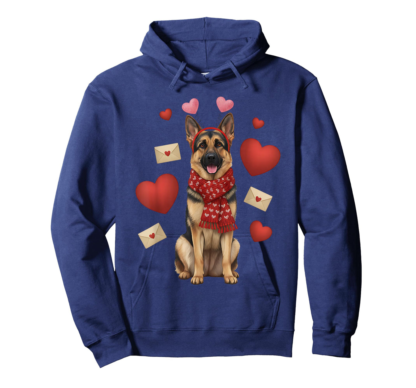 Cute German Shepherd Valentine’s Day Dog Mom - German Lover T-Shirt