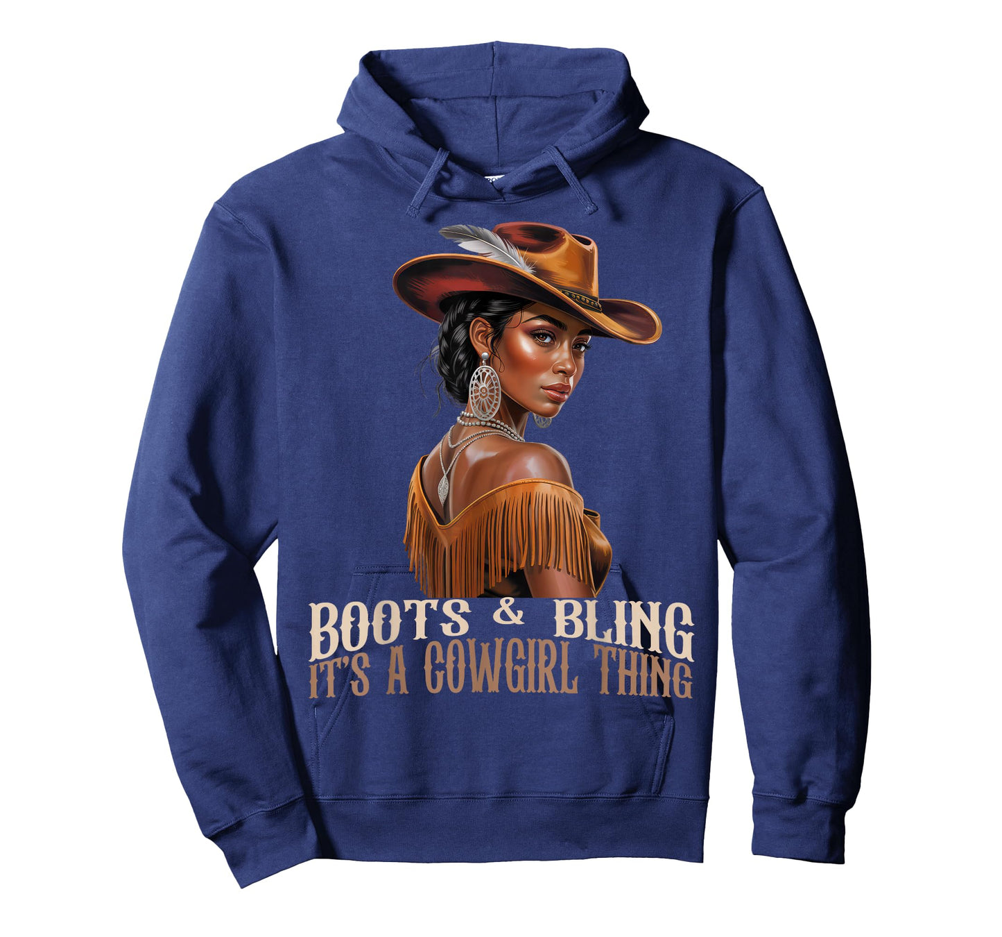 Boots & Bling It's Cowgirl African Women Black History Month T-Shirt