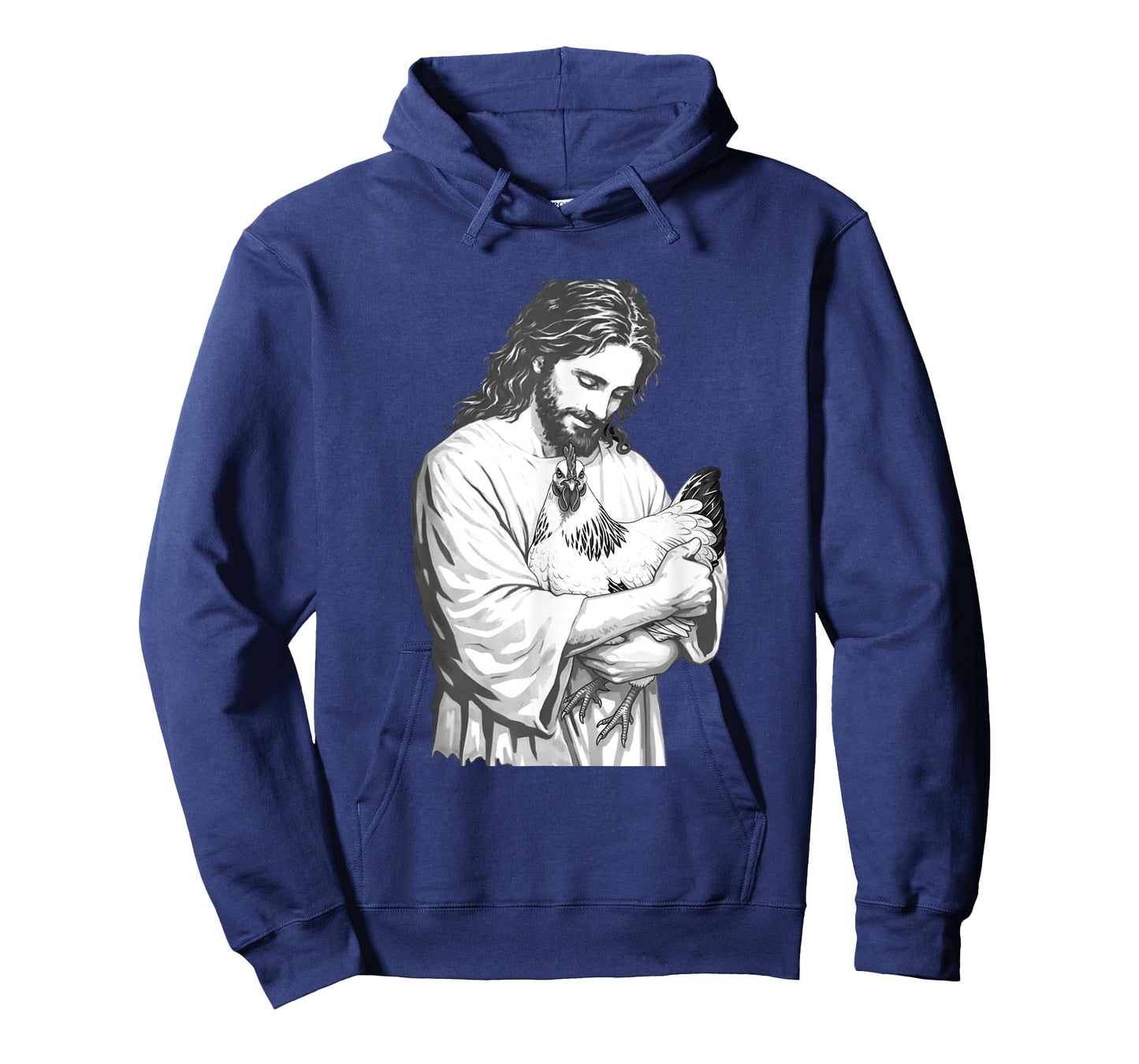 Funny Jesus Holding Chicken Christian Farm Animal Faith T-Shirt