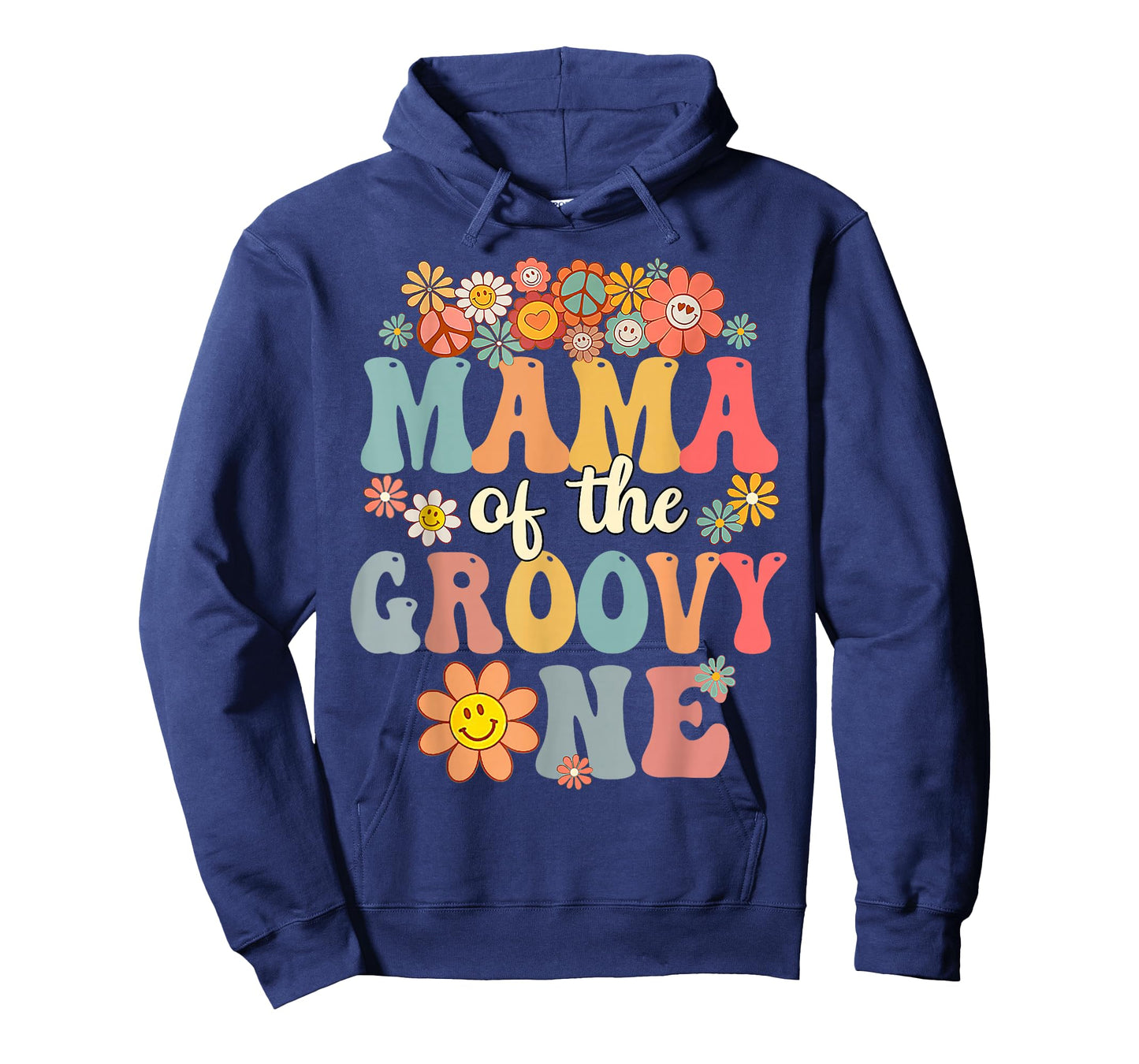 Retro Mama of Groovy One Matching Family 1st Birthday T-Shirt