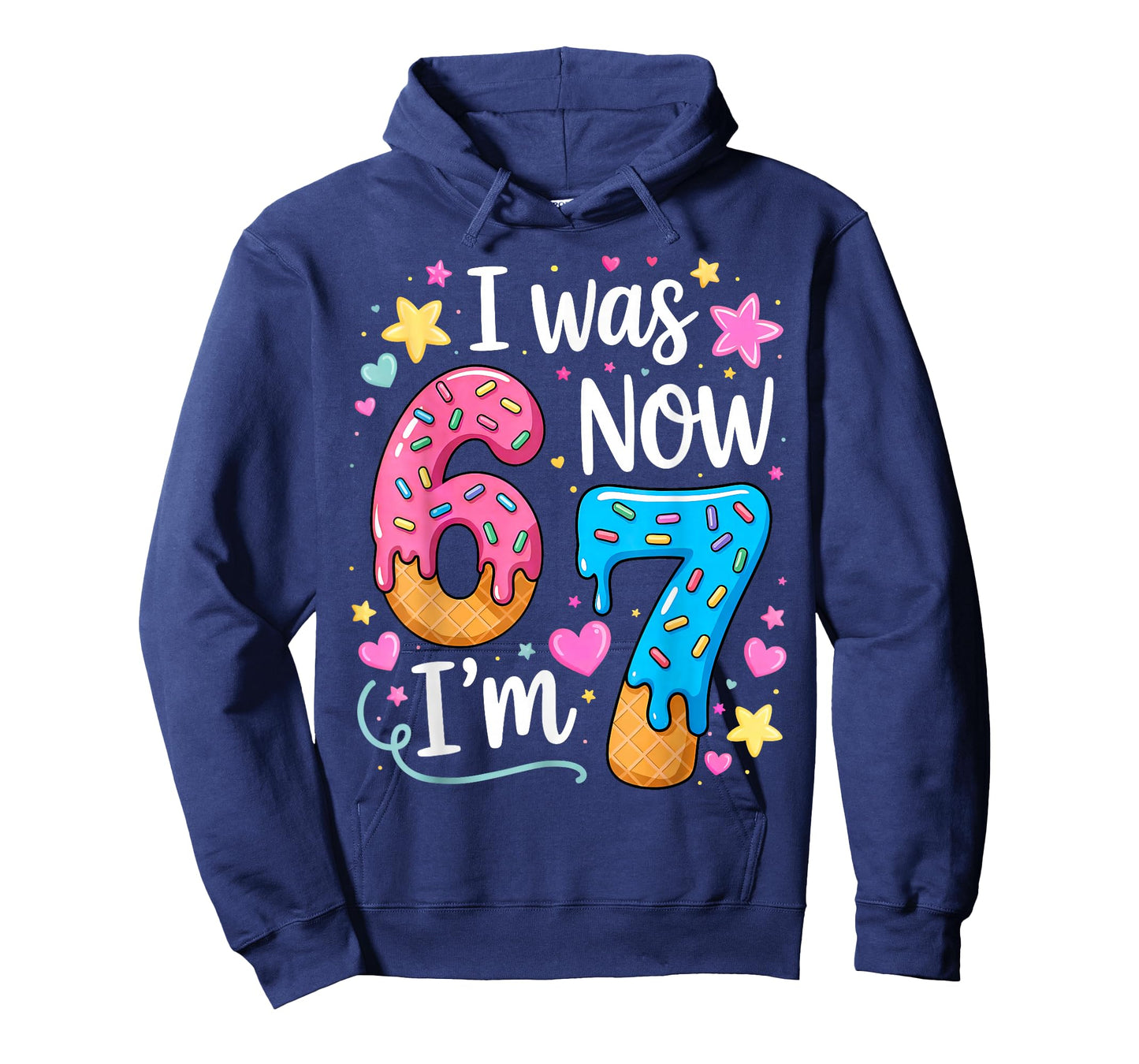 I was 6 Now I'm 7 Year Old Birthday Kids Boys Girls T-Shirt