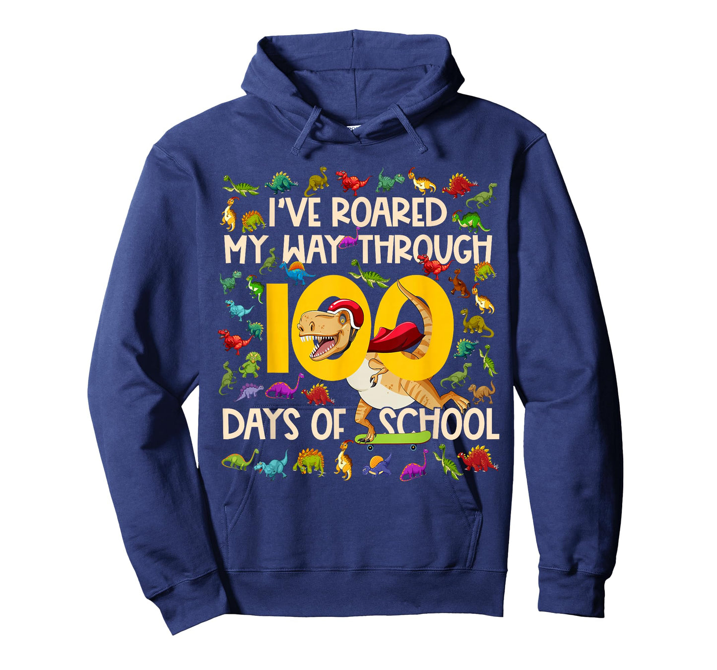 I've Roared My Way Through 100 Days of School 100 Dinosaurs T-Shirt