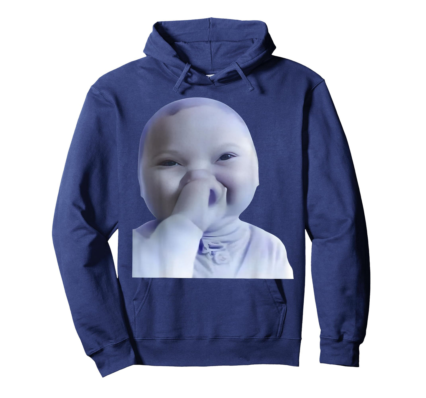 Funny AI Baby Laughing Meme Graphic Gen Z Humor Viral Meme T-Shirt