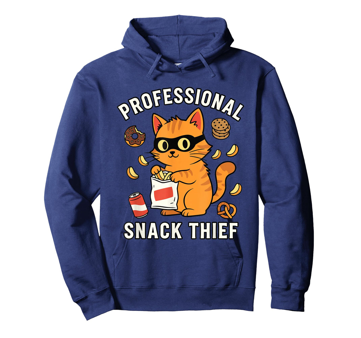 Professional Snack Thief Funny Cute Cat Food Lover Mom Dad T-Shirt