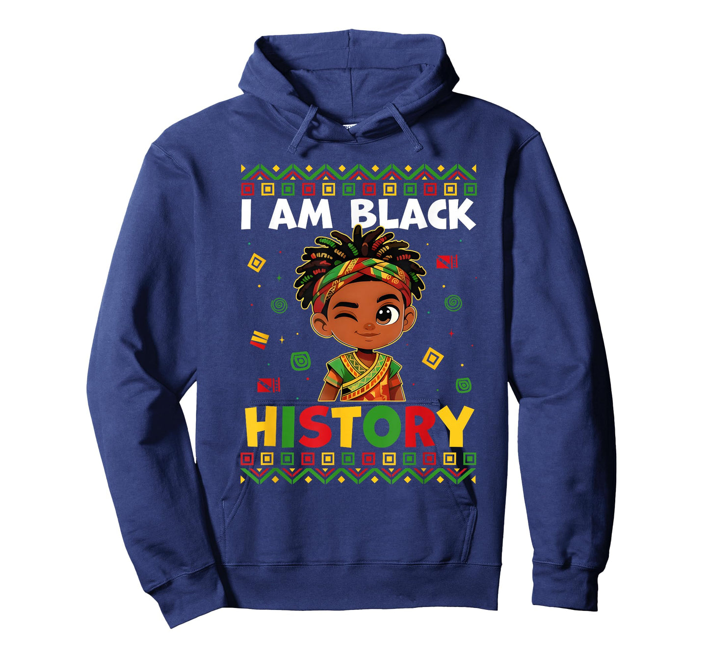 I Am Black History Month African American Dabbing Boys Kids T-Shirt