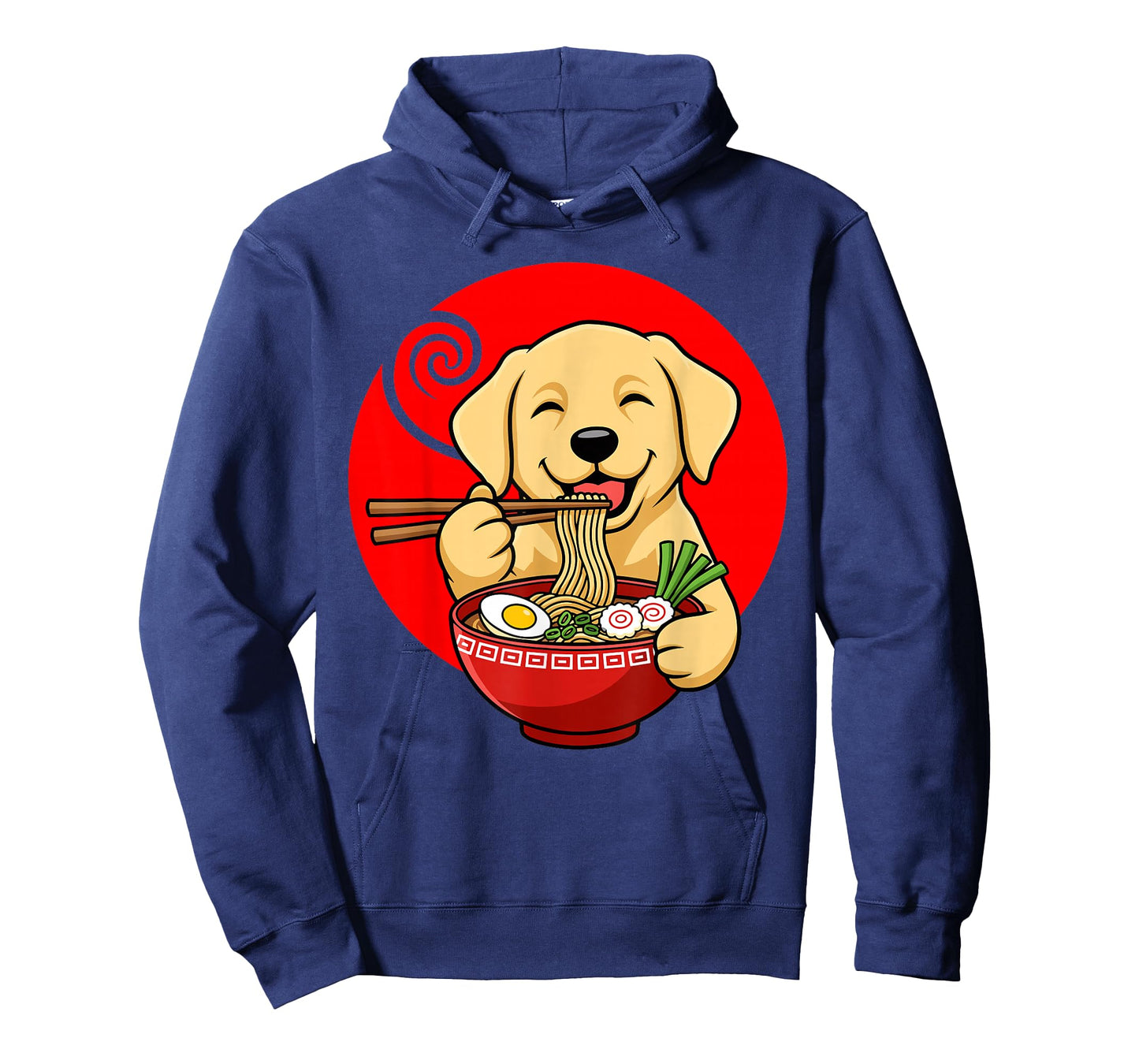 Kawaii Labrador Ramen Labrador Eating Noodles Japanese T-Shirt