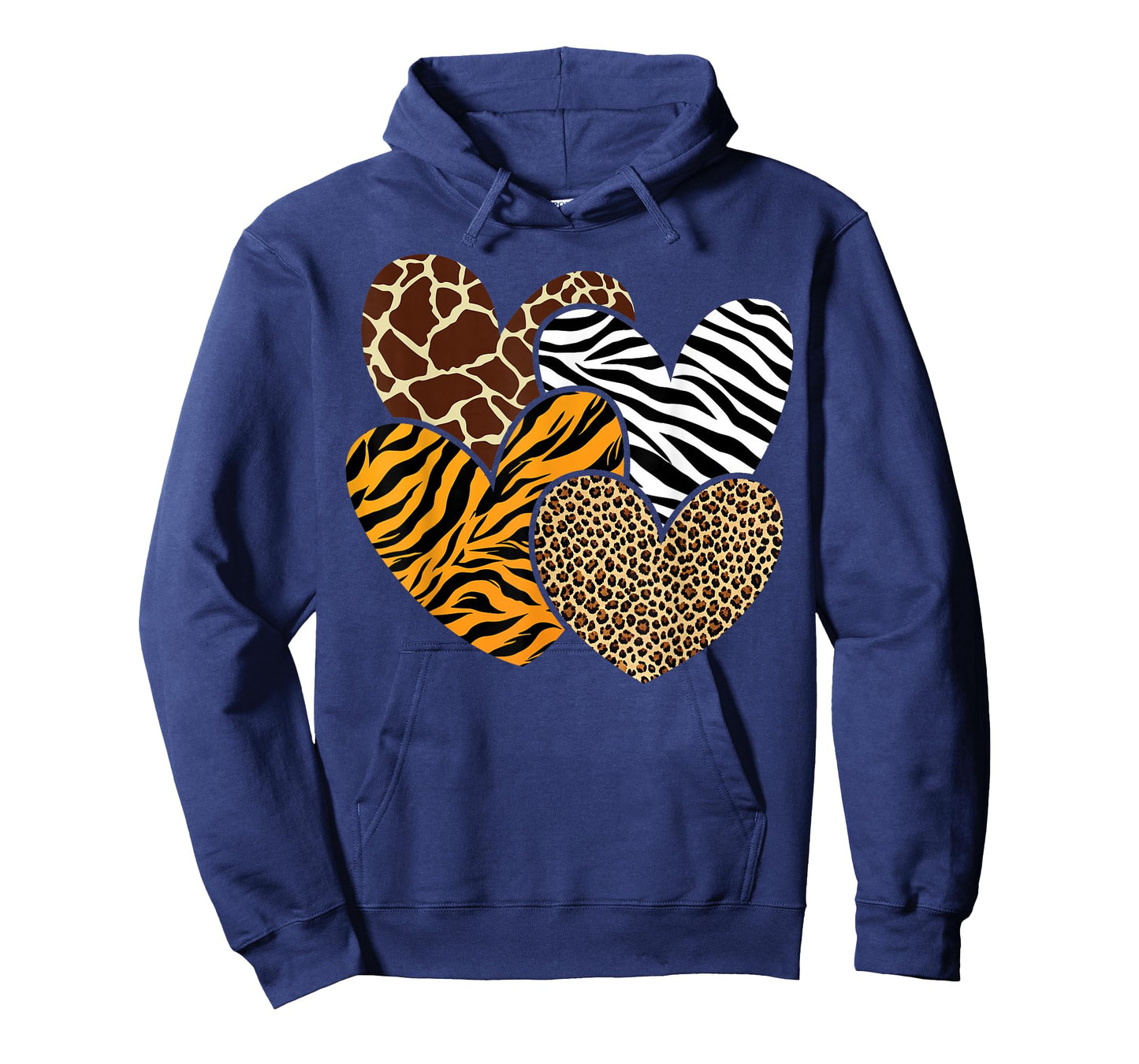 Girls Animal Print Clothes Kids Cheetah Leopard Heart T-Shirt