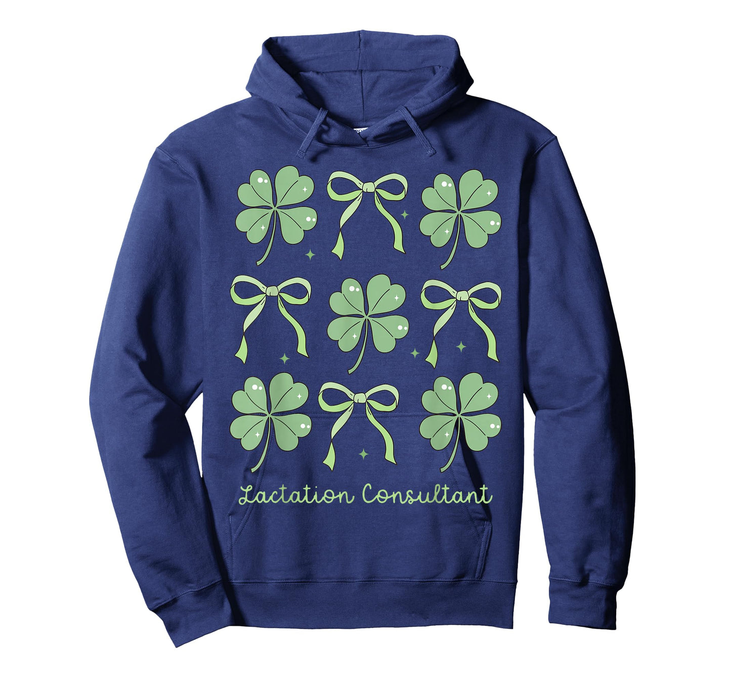 Coquette Bow Shamrock Lactation Consultant St Patrick's Day T-Shirt