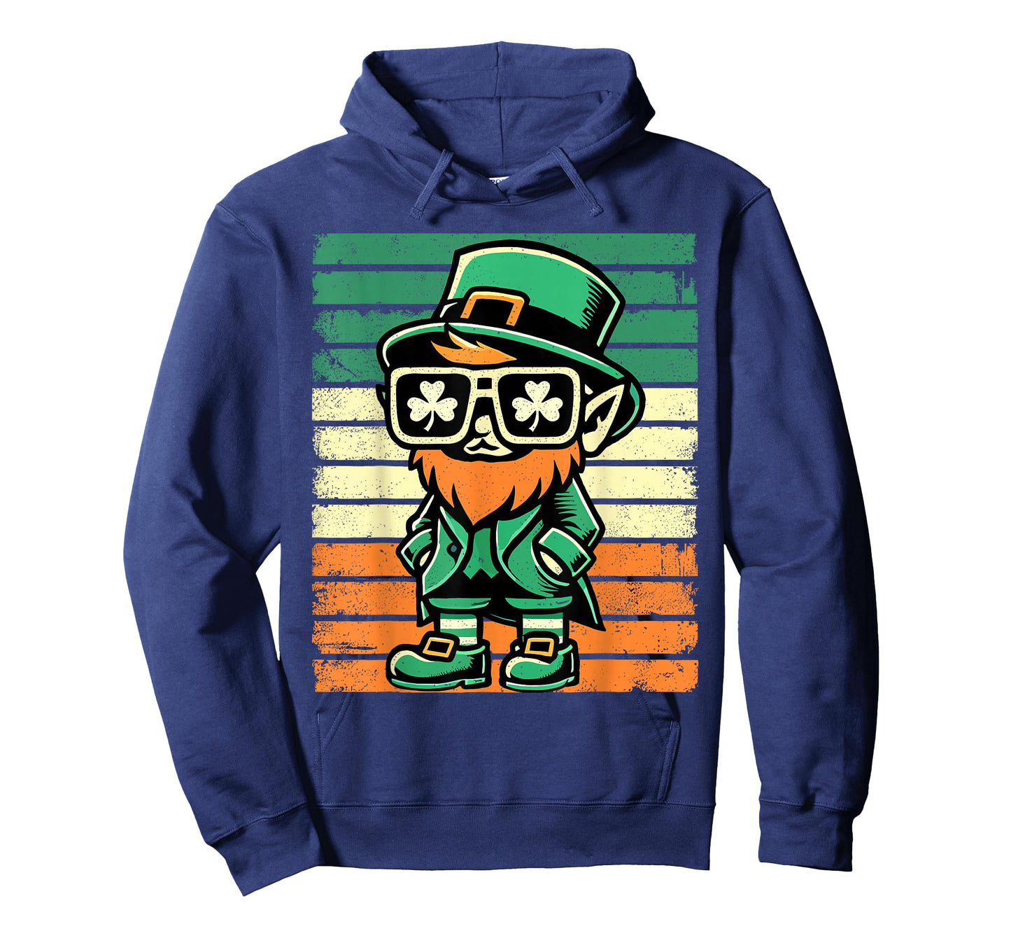 Retro Leprechaun St Patty's Shamrock Funny St Patrick's Day T-Shirt