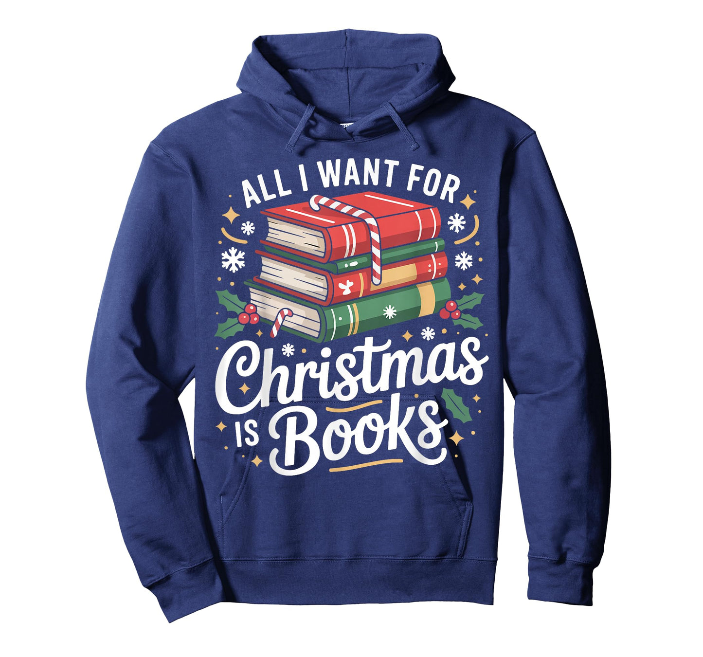 Book Reading Christmas All I Want for Christmas is Books T-Shirt