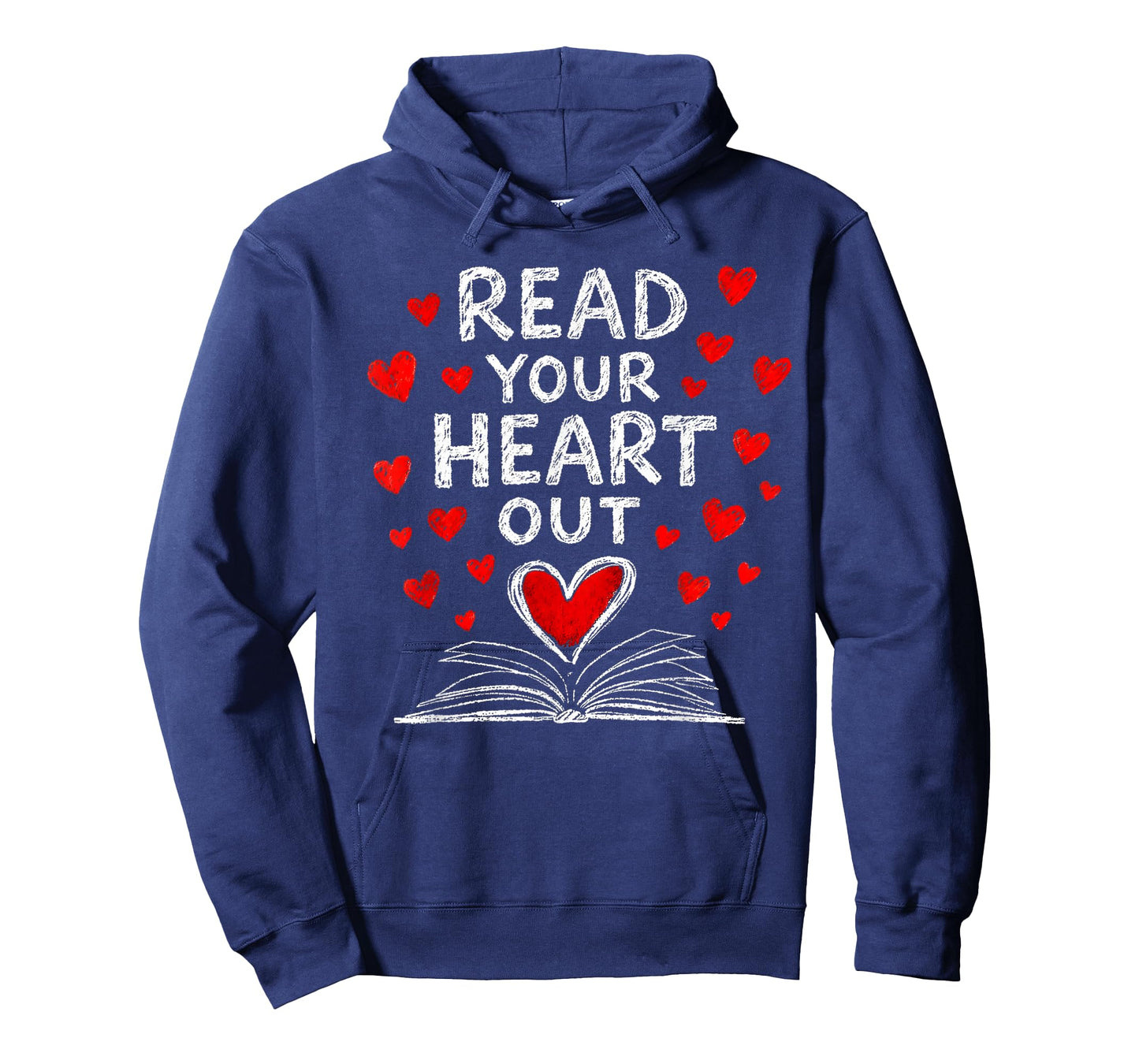 Read Your Heart Out Valentine Book Lover Reading Teacher T-Shirt