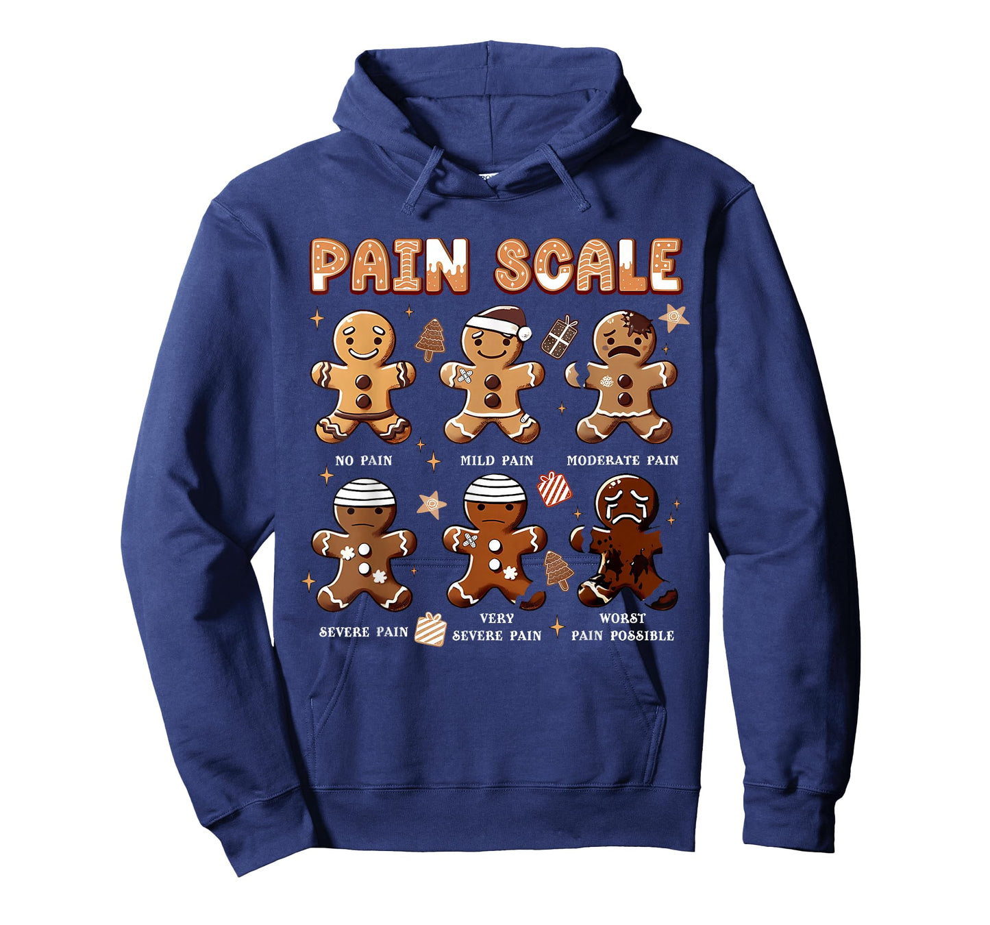 Pain Scale Snowman Nurse Christmas Xmas Snow Pajamas Holiday T-Shirt