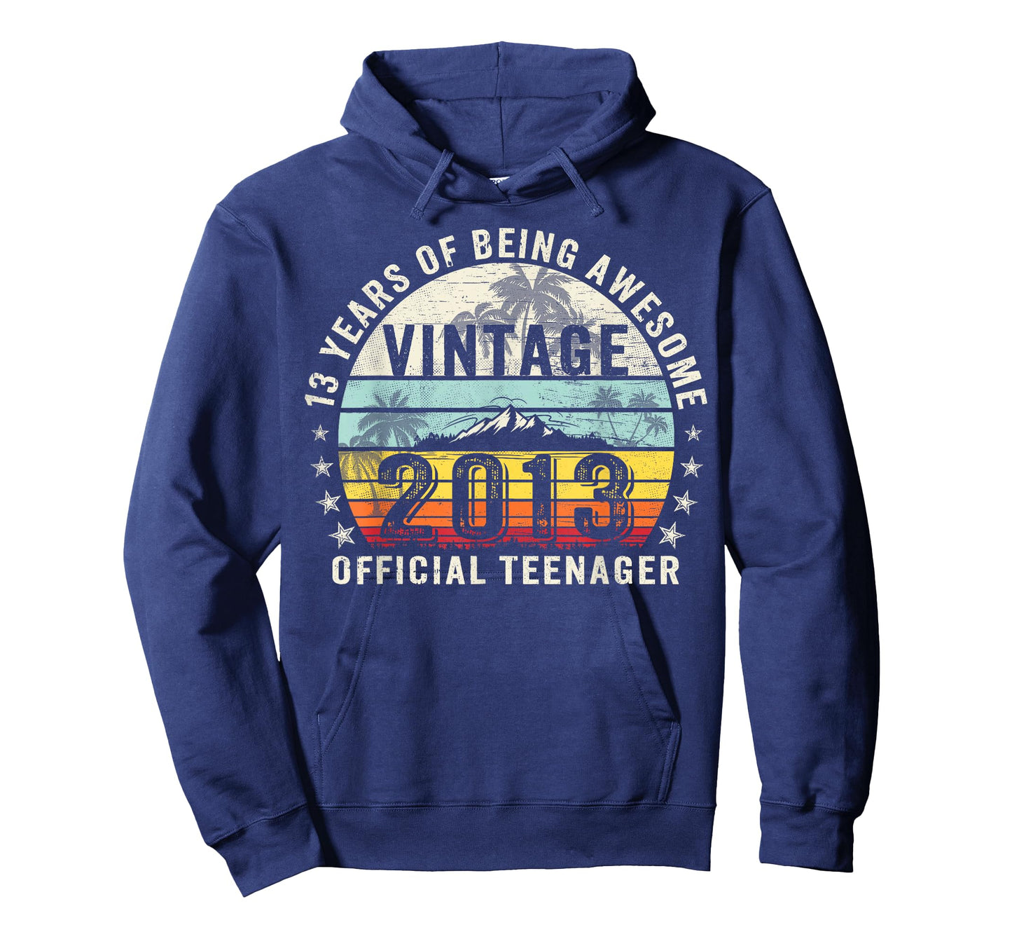 Vintage 2013 Official Teenager 13th Birthday Gifts 13 Yr Old T-Shirt